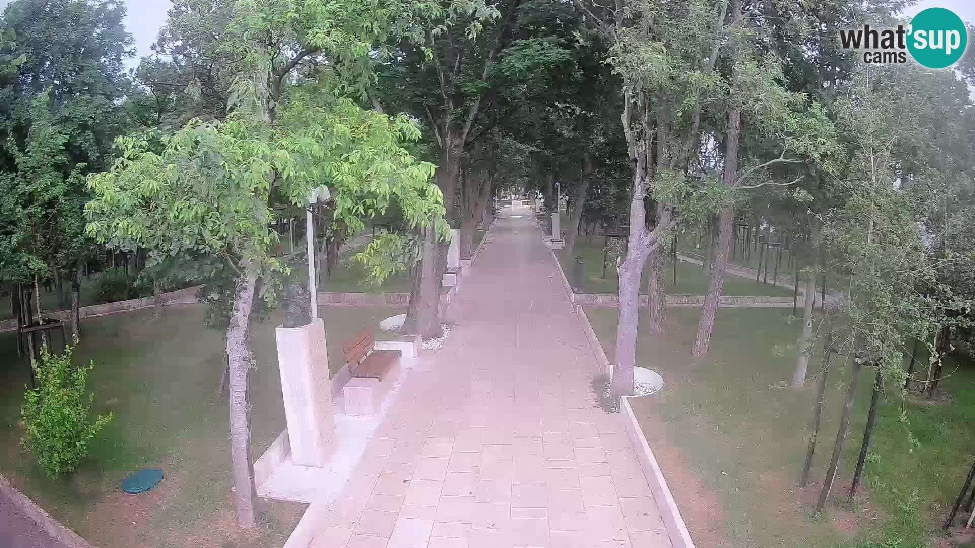 Writers’ Park Webcam Senj – Live by the Sea