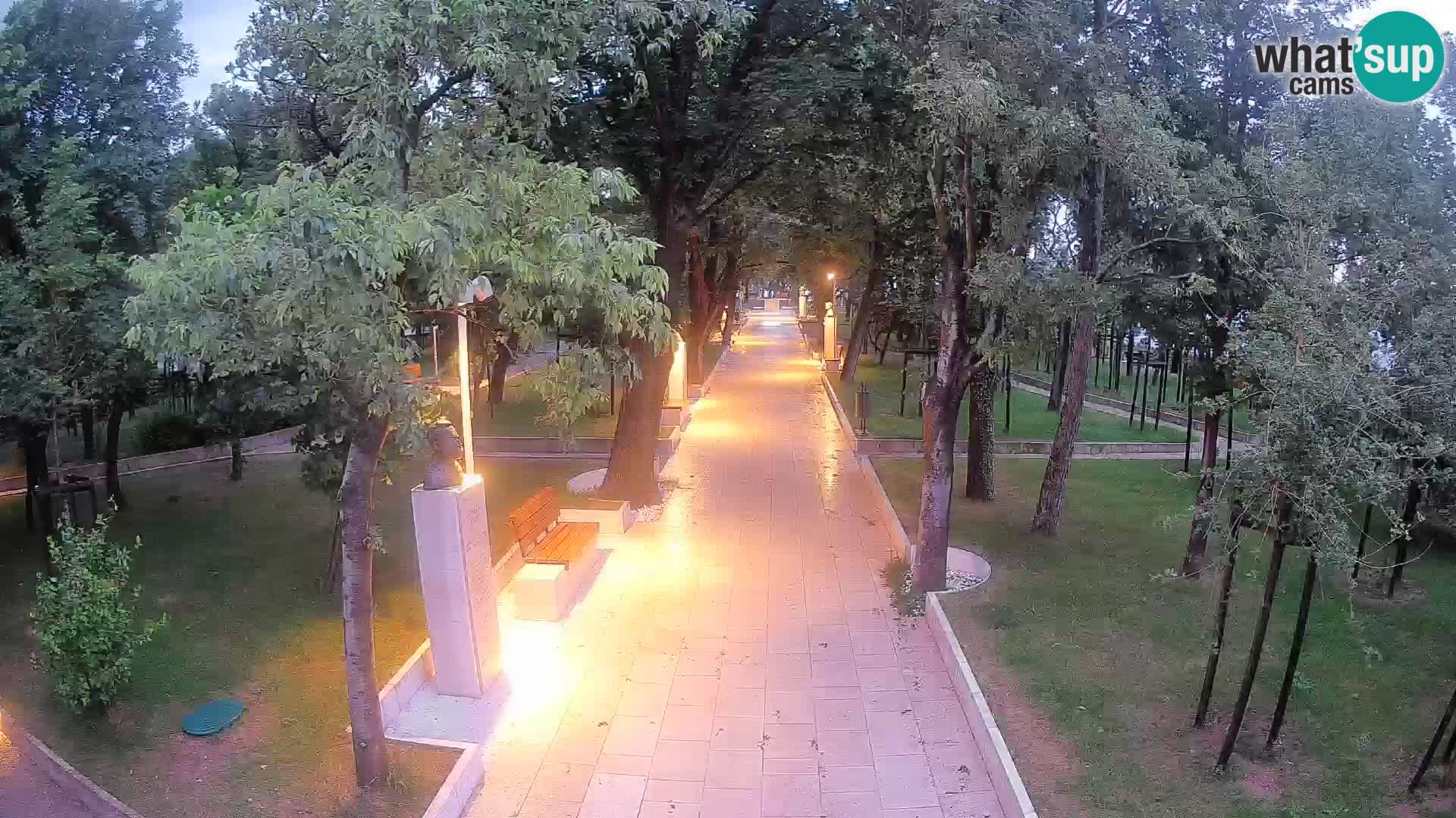 Writers’ Park Webcam Senj – Live by the Sea