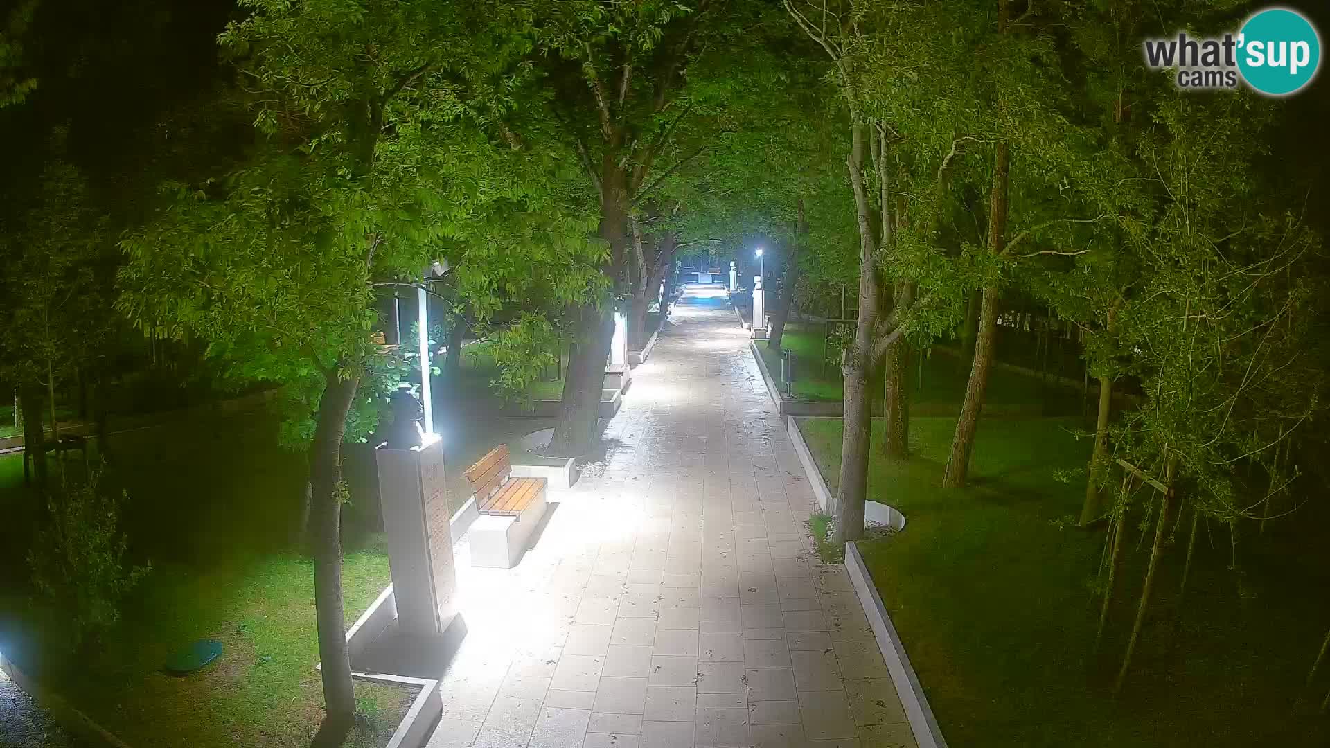 Writers’ Park Webcam Senj – Live by the Sea
