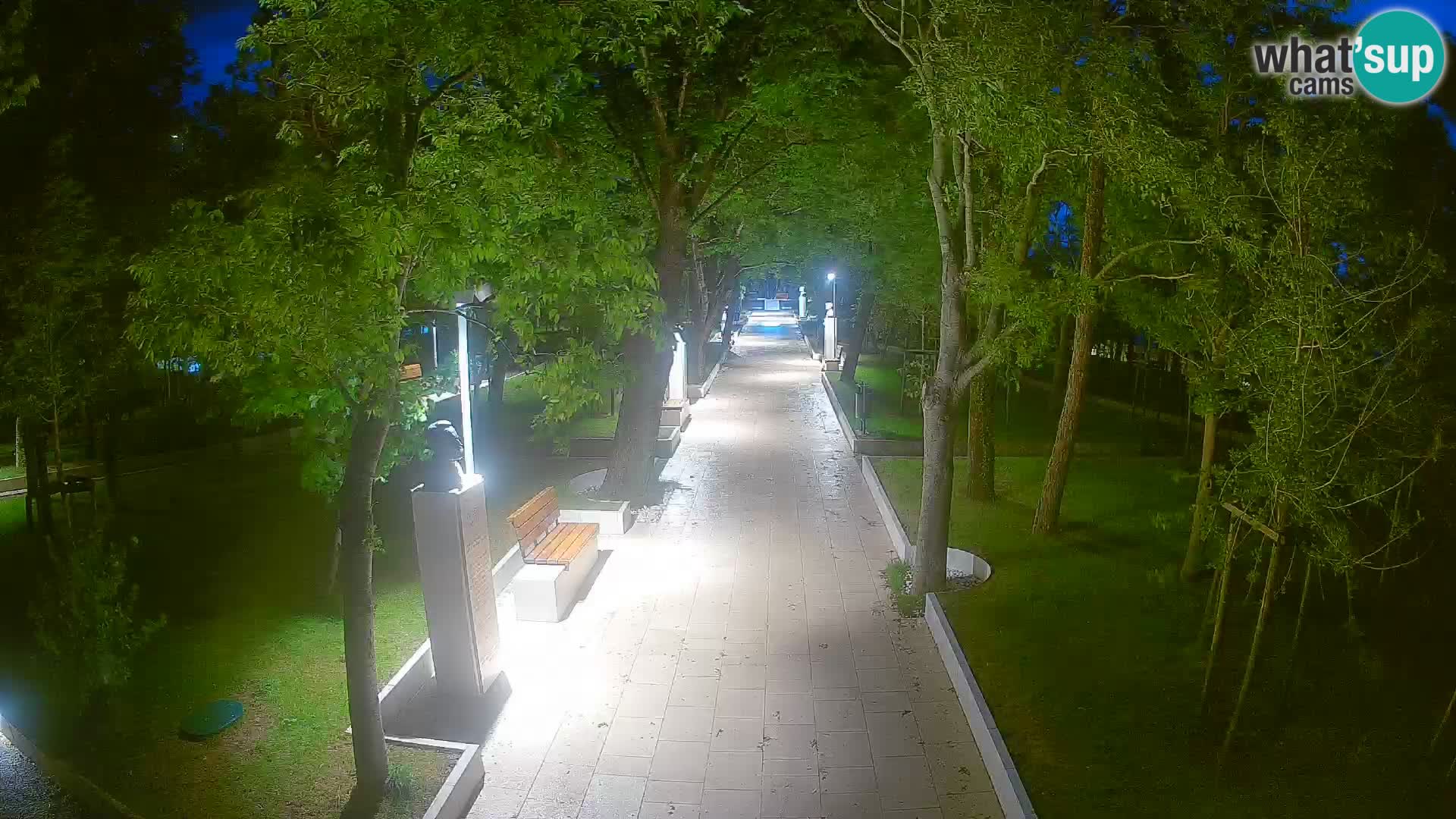 Writers’ Park Webcam Senj – Live by the Sea