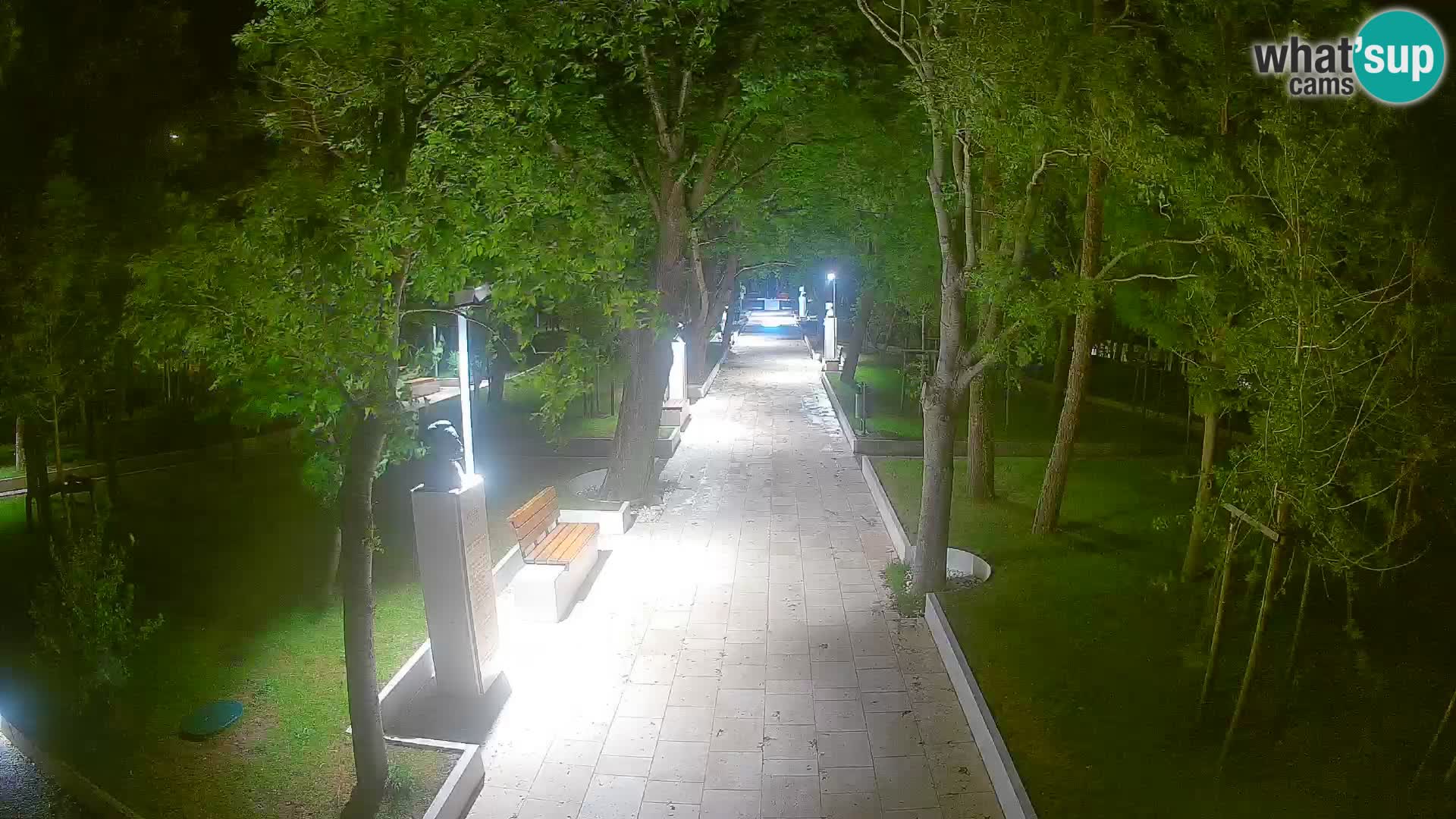 Writers’ Park Webcam Senj – Live by the Sea