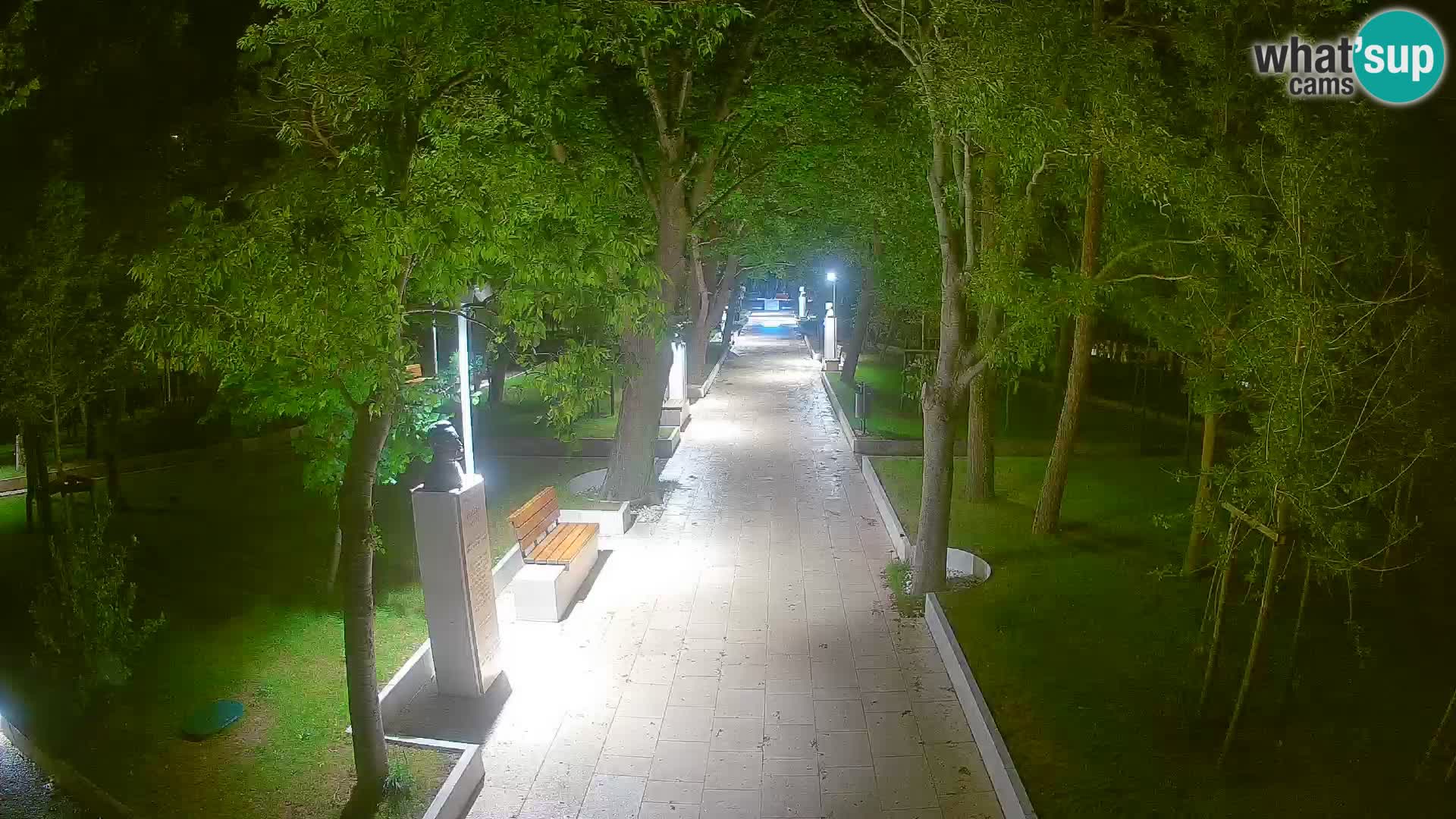 Webcam Schriftstellerpark Senj – Live am Meer