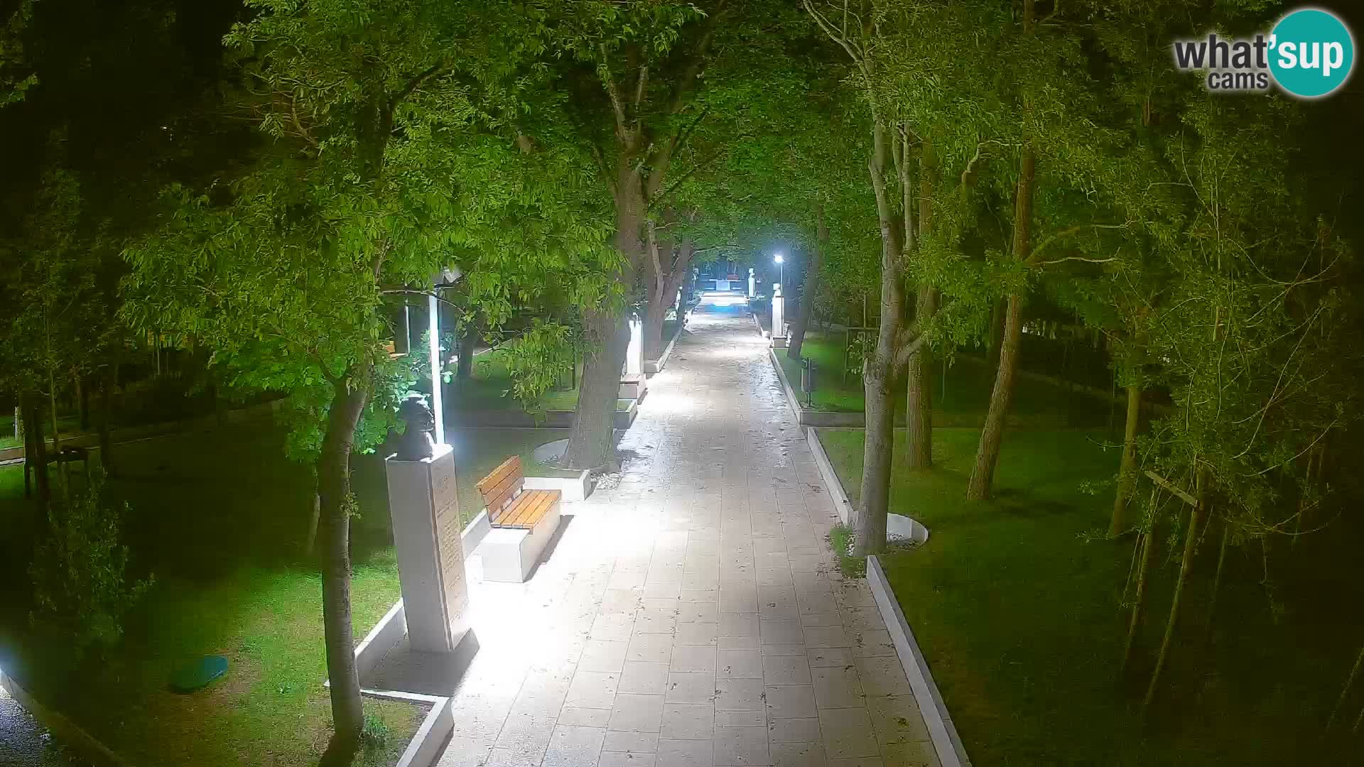 Writers’ Park Webcam Senj – Live by the Sea