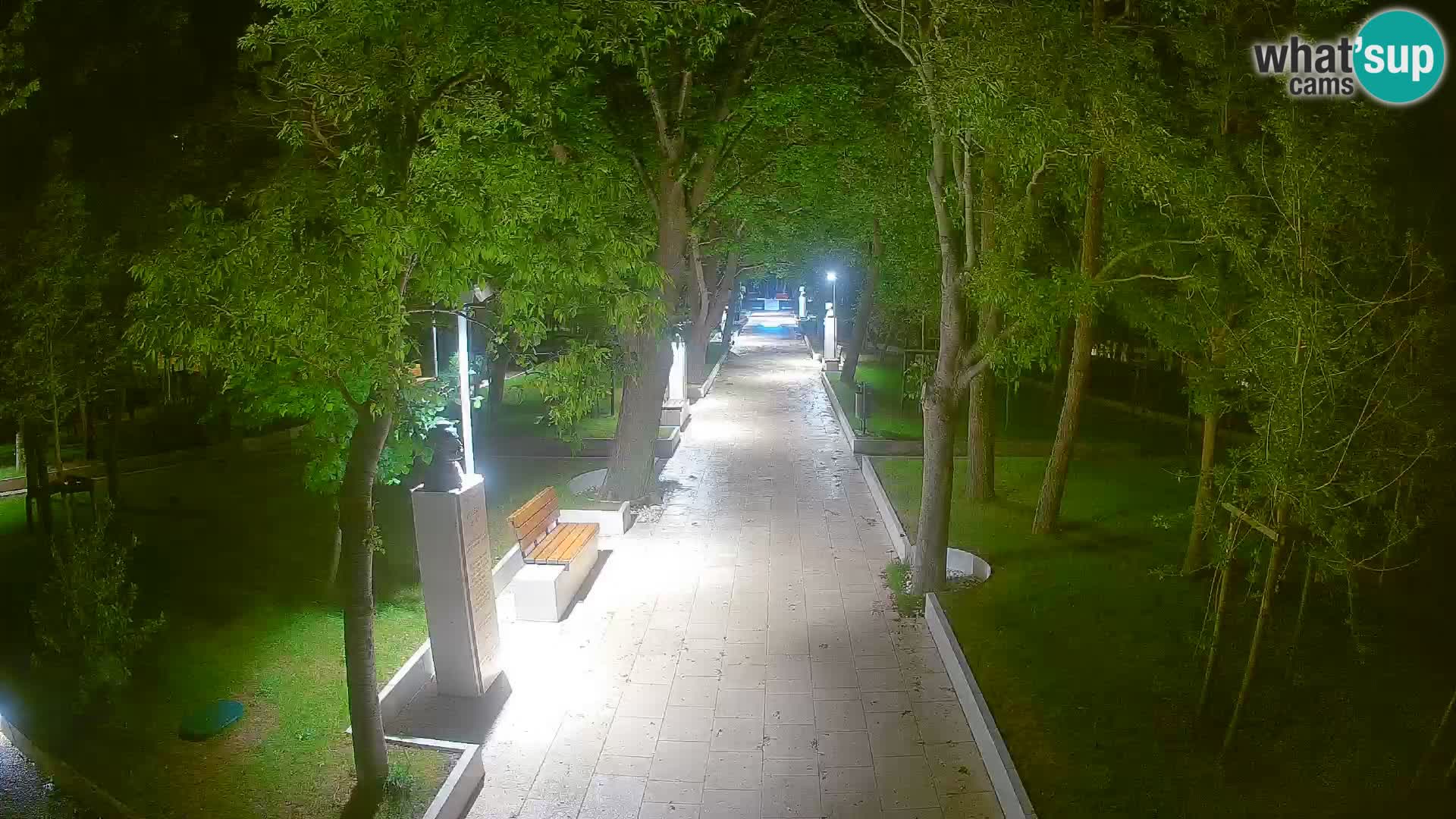 Writers’ Park Webcam Senj – Live by the Sea