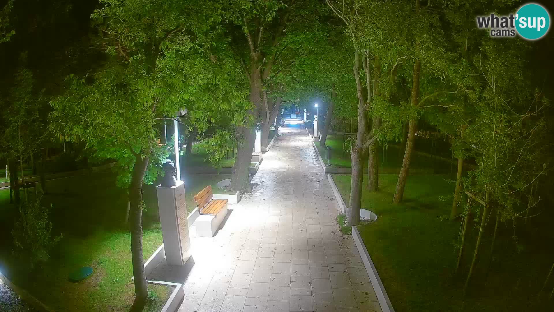 Webcam Schriftstellerpark Senj – Live am Meer