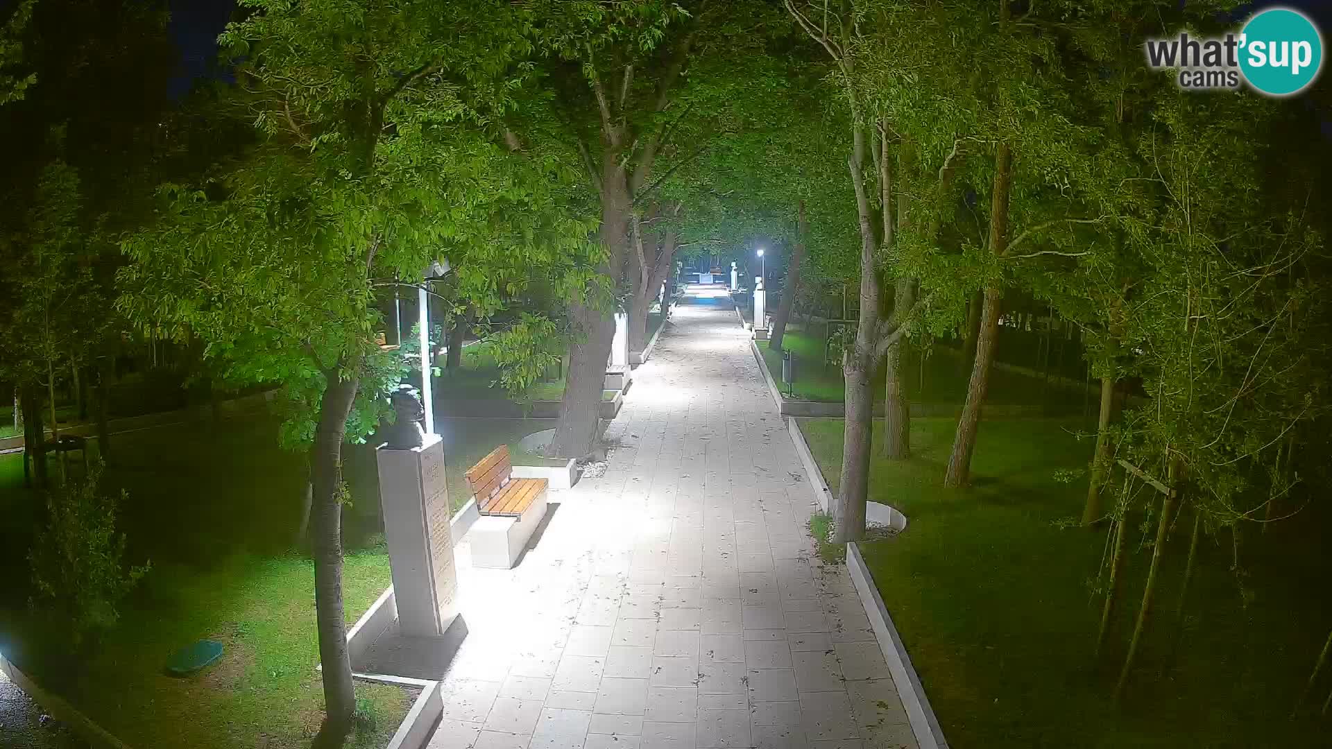 Writers’ Park Webcam Senj – Live by the Sea