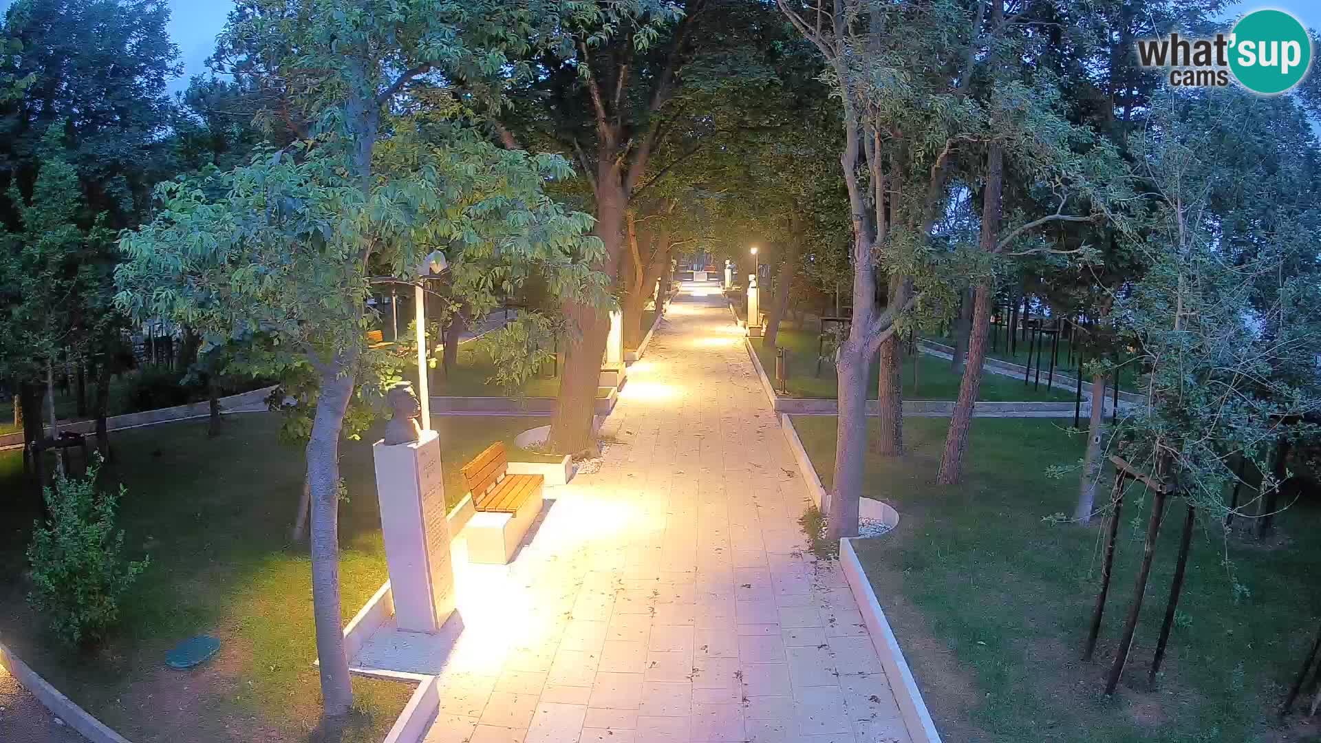 Writers’ Park Webcam Senj – Live by the Sea