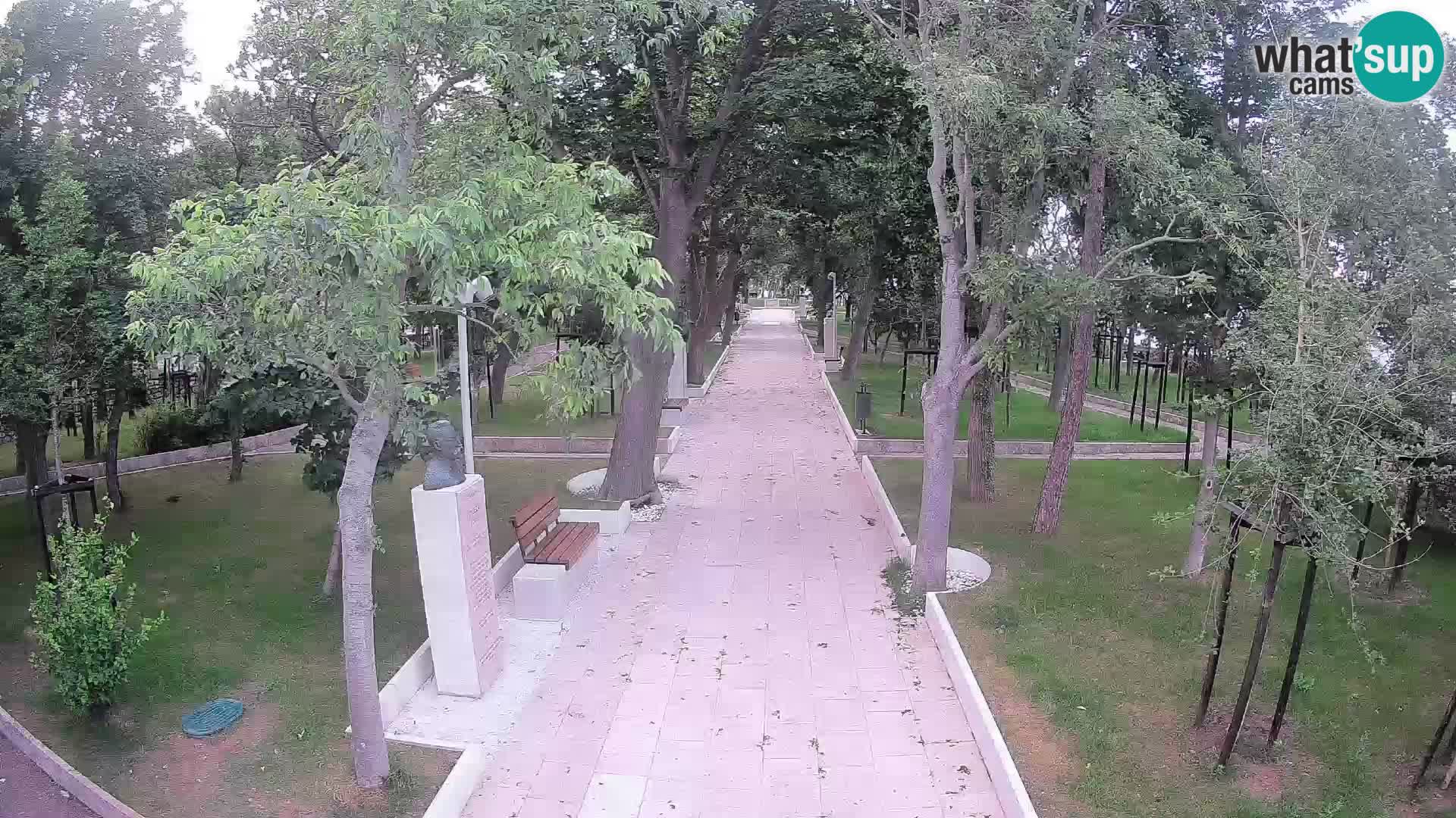 Writers’ Park Webcam Senj – Live by the Sea