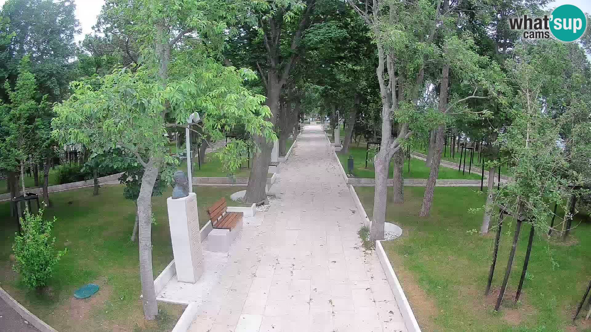 Writers’ Park Webcam Senj – Live by the Sea