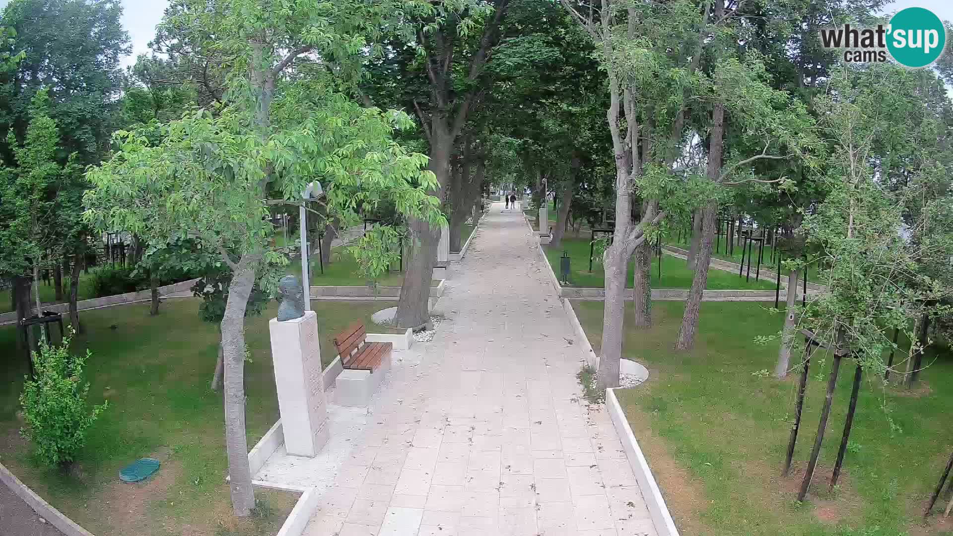 Writers’ Park Webcam Senj – Live by the Sea