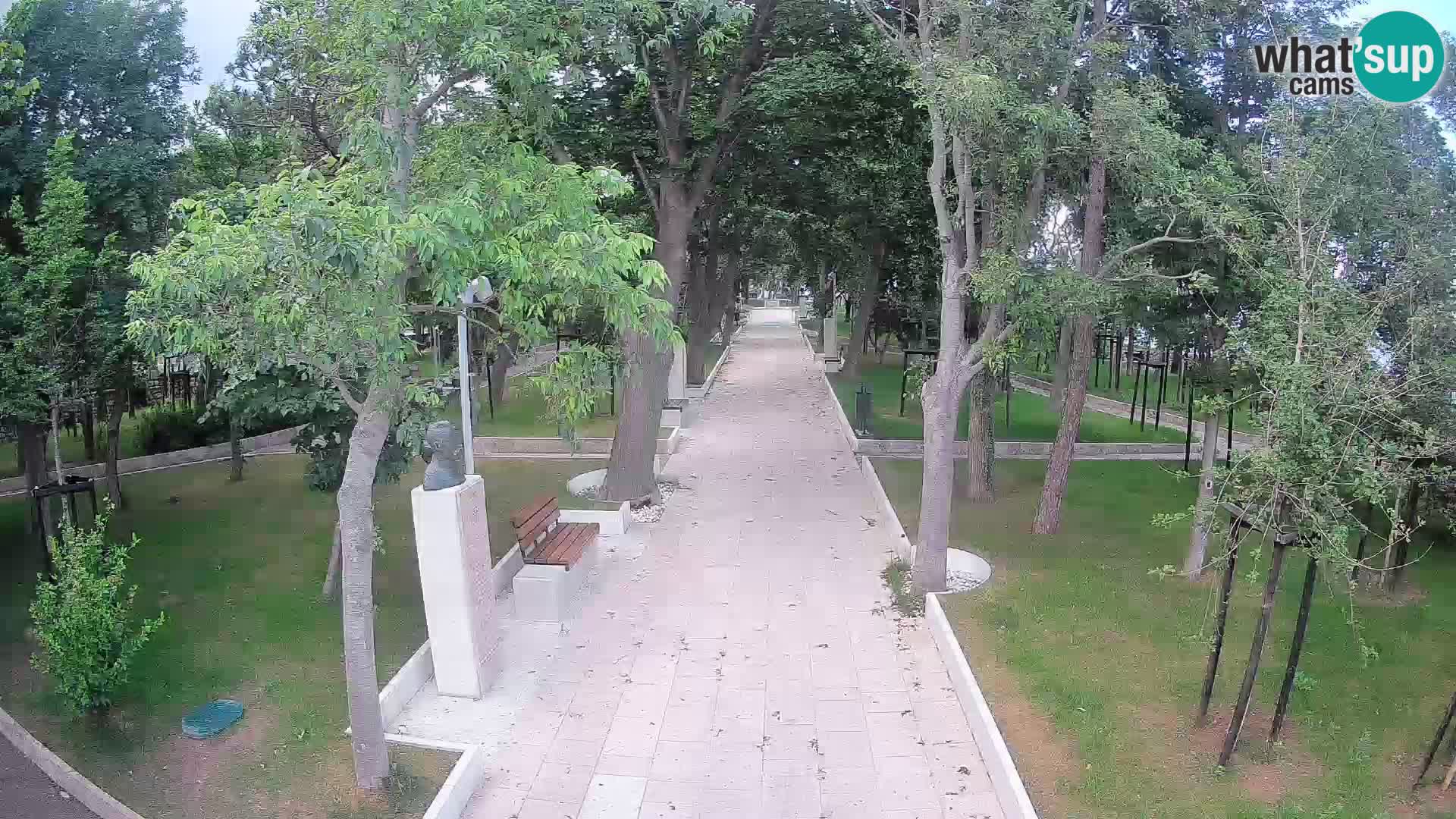 Writers’ Park Webcam Senj – Live by the Sea