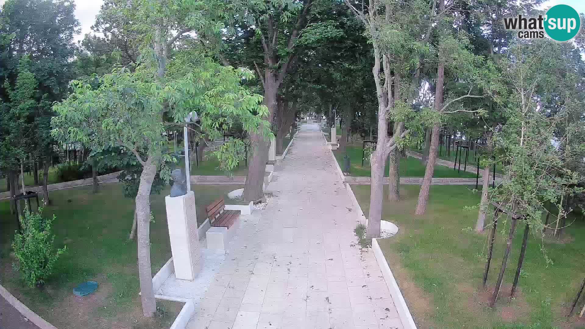 Webcam Schriftstellerpark Senj – Live am Meer