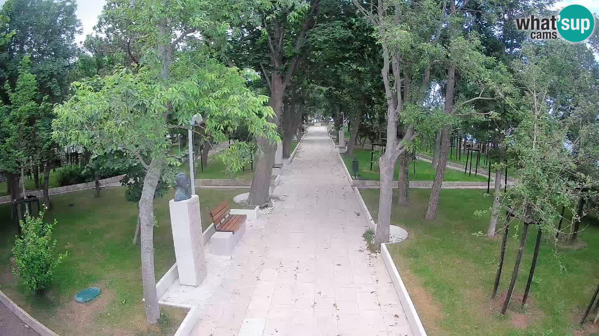 Writers’ Park Webcam Senj – Live by the Sea
