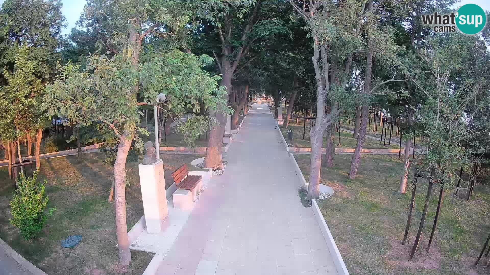 Writers’ Park Webcam Senj – Live by the Sea