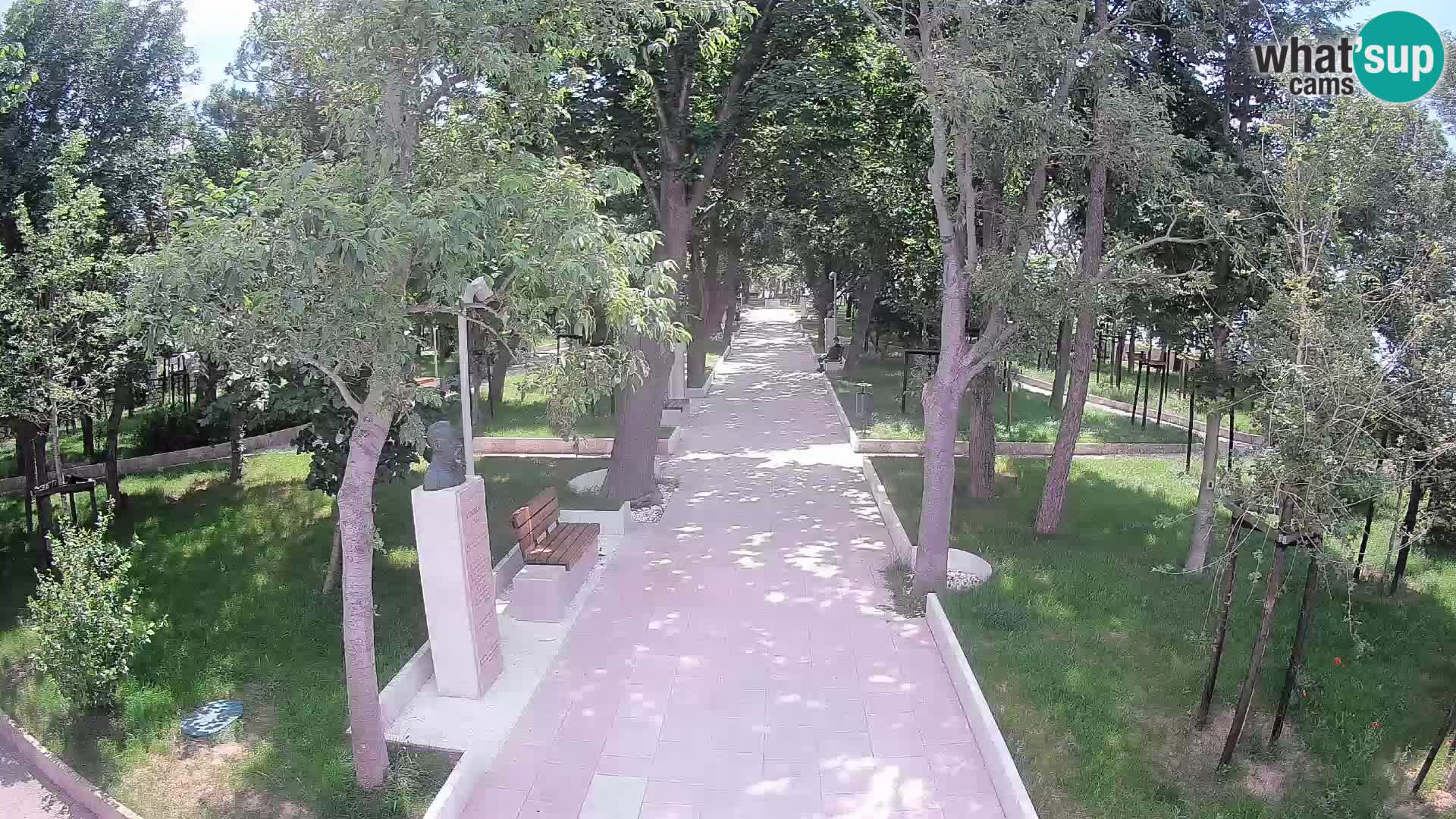 Webcam Schriftstellerpark Senj – Live am Meer