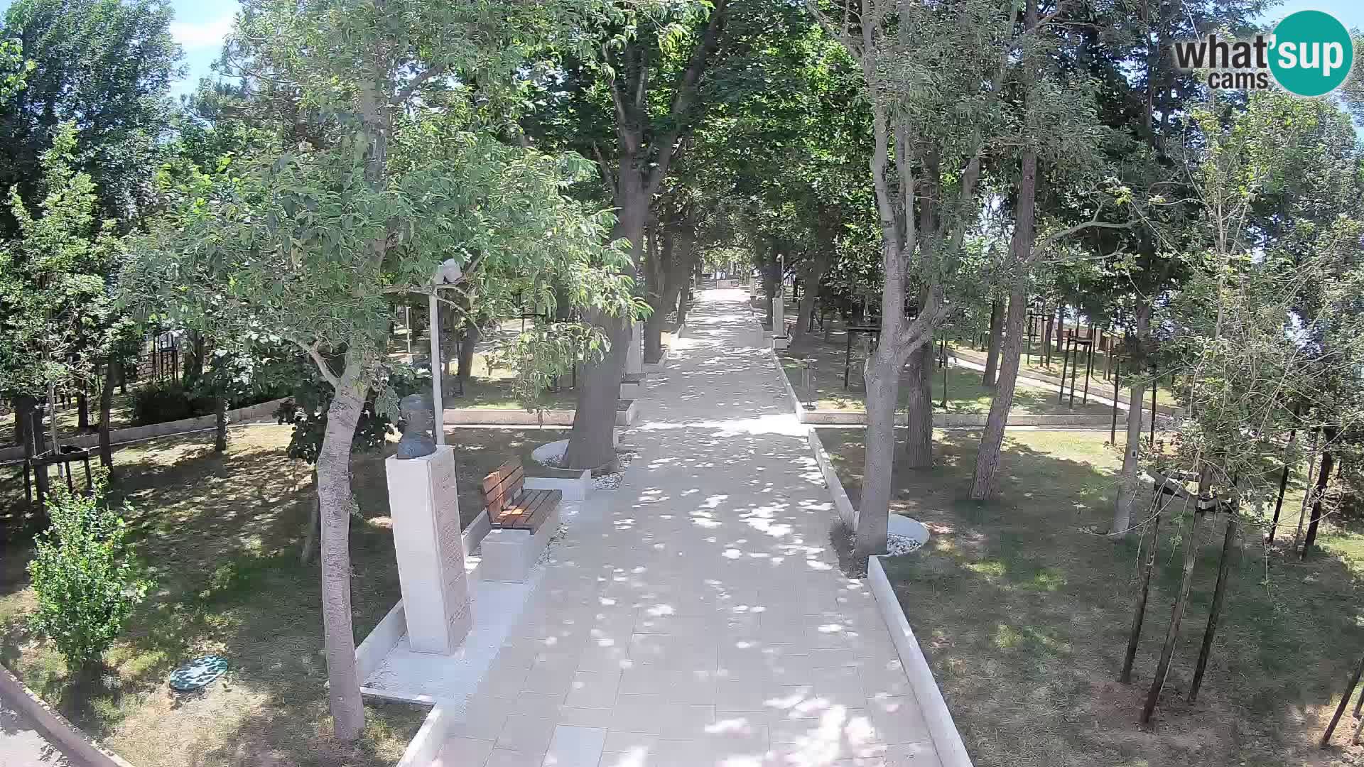 Writers’ Park Webcam Senj – Live by the Sea