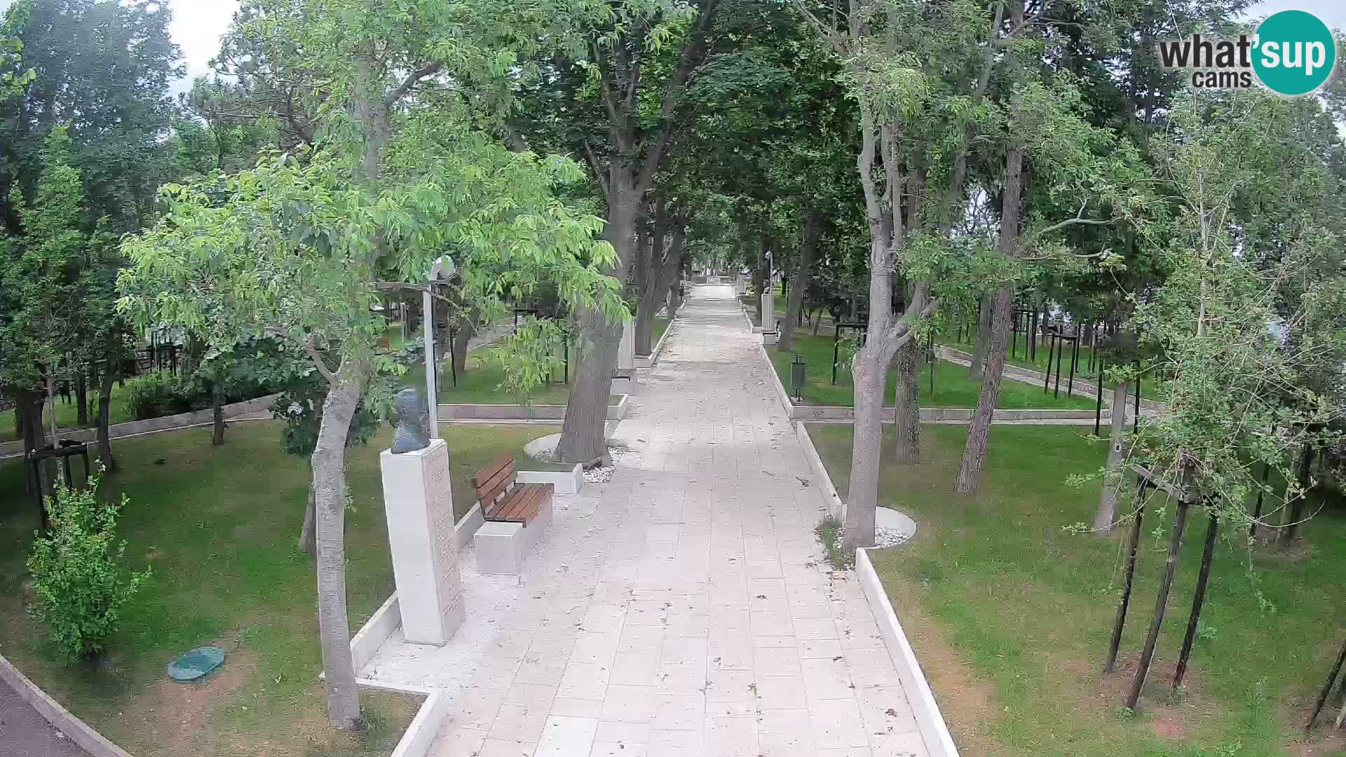 Writers’ Park Webcam Senj – Live by the Sea