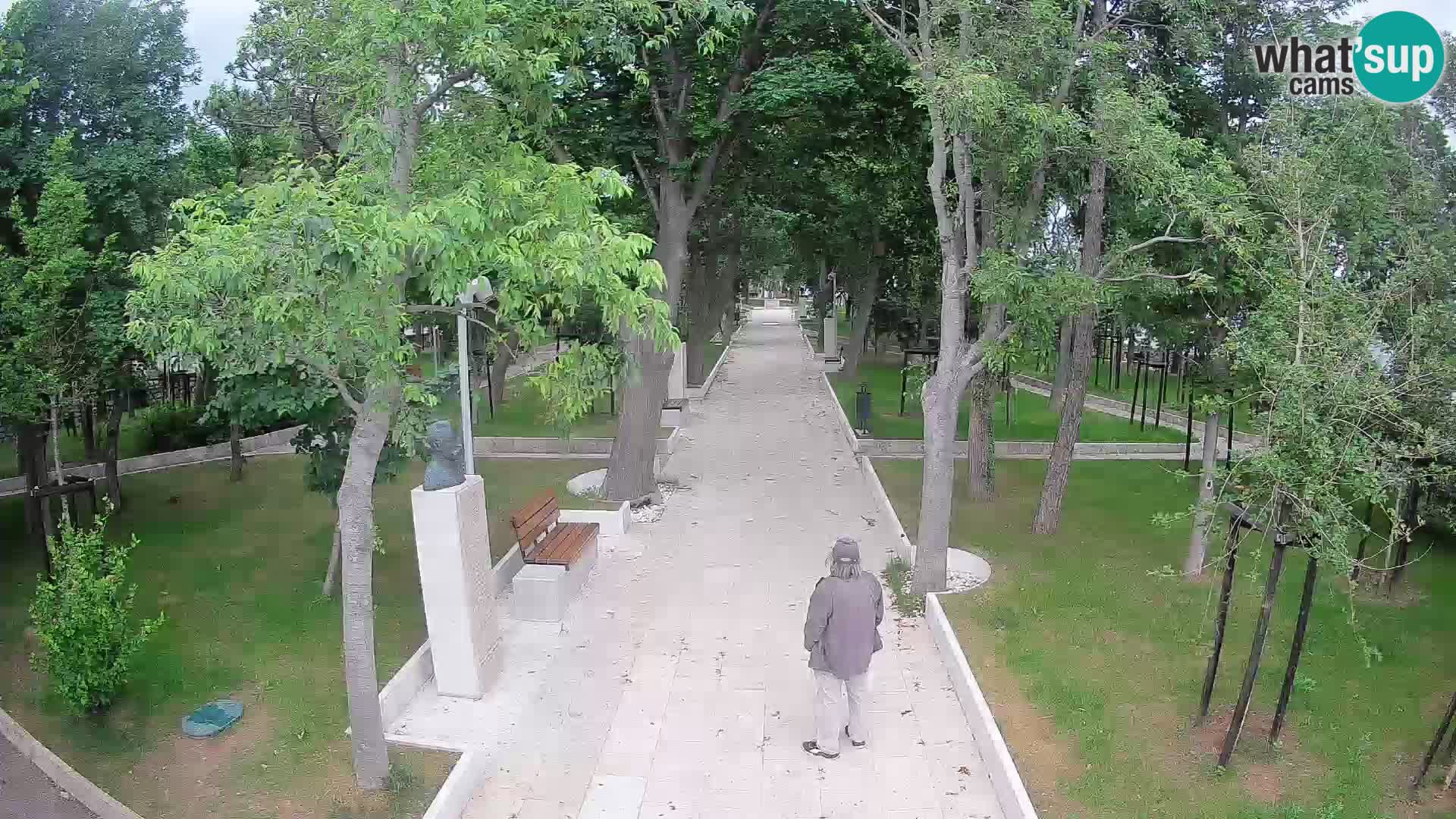 Writers’ Park Webcam Senj – Live by the Sea