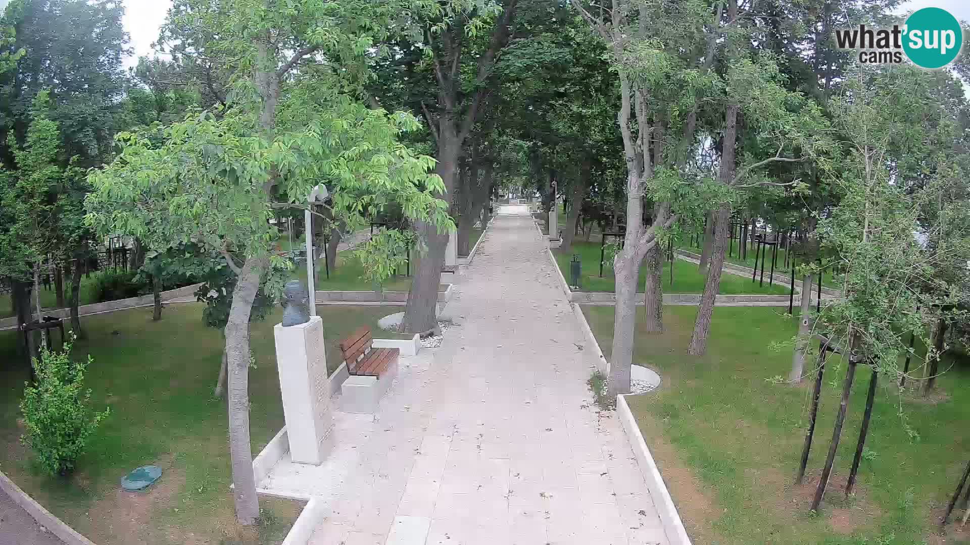 Webcam Schriftstellerpark Senj – Live am Meer