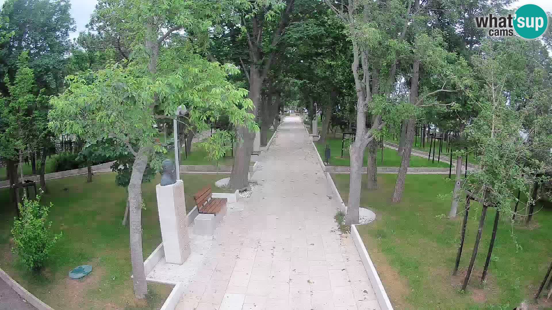 Writers’ Park Webcam Senj – Live by the Sea