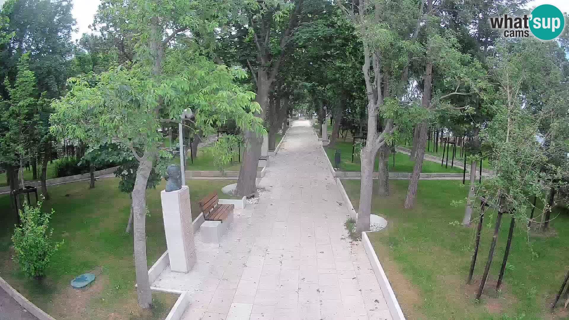 Writers’ Park Webcam Senj – Live by the Sea