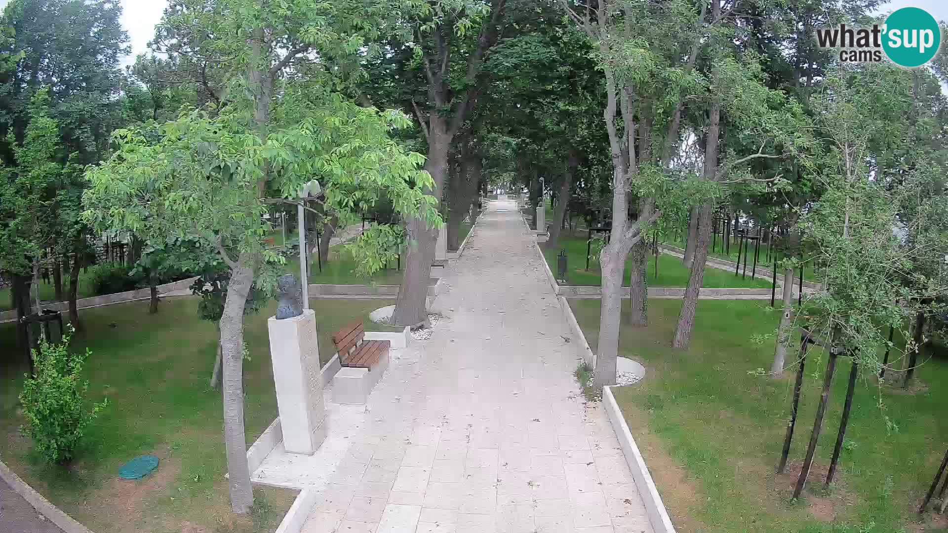 Writers’ Park Webcam Senj – Live by the Sea