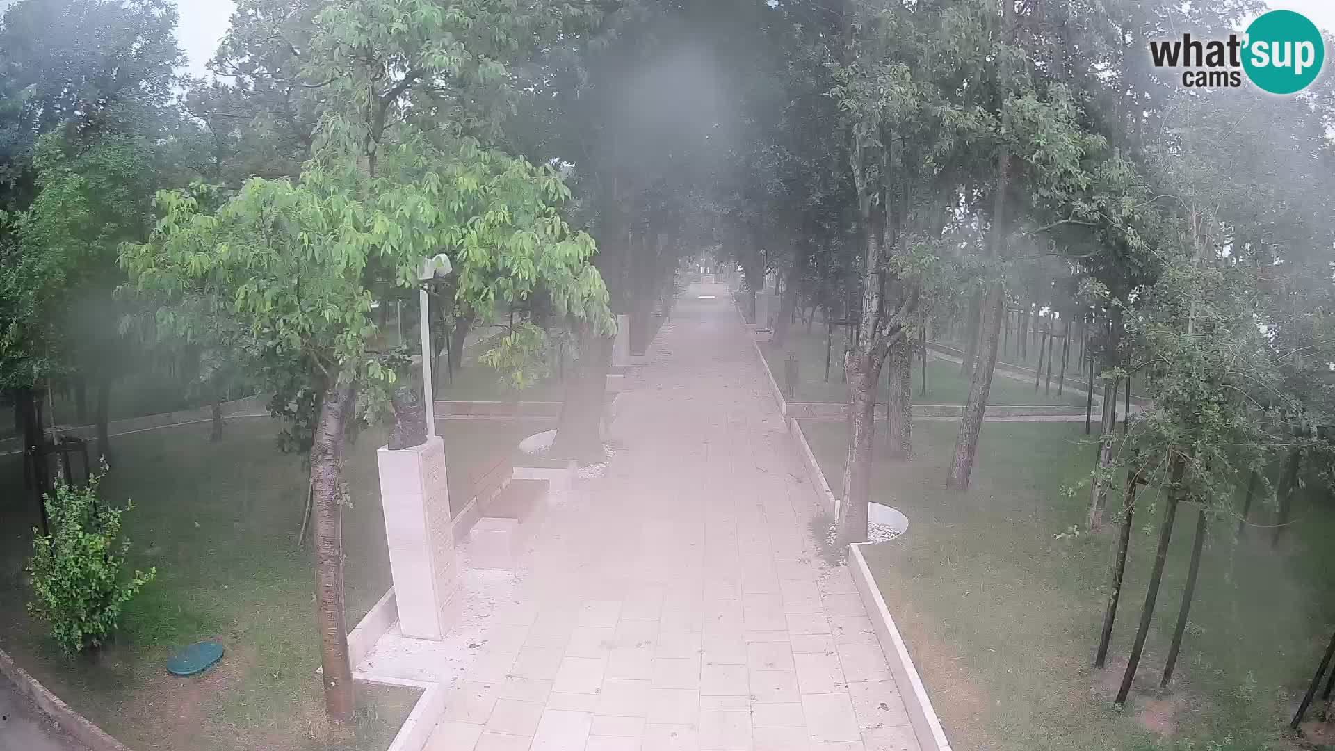 Writers’ Park Webcam Senj – Live by the Sea