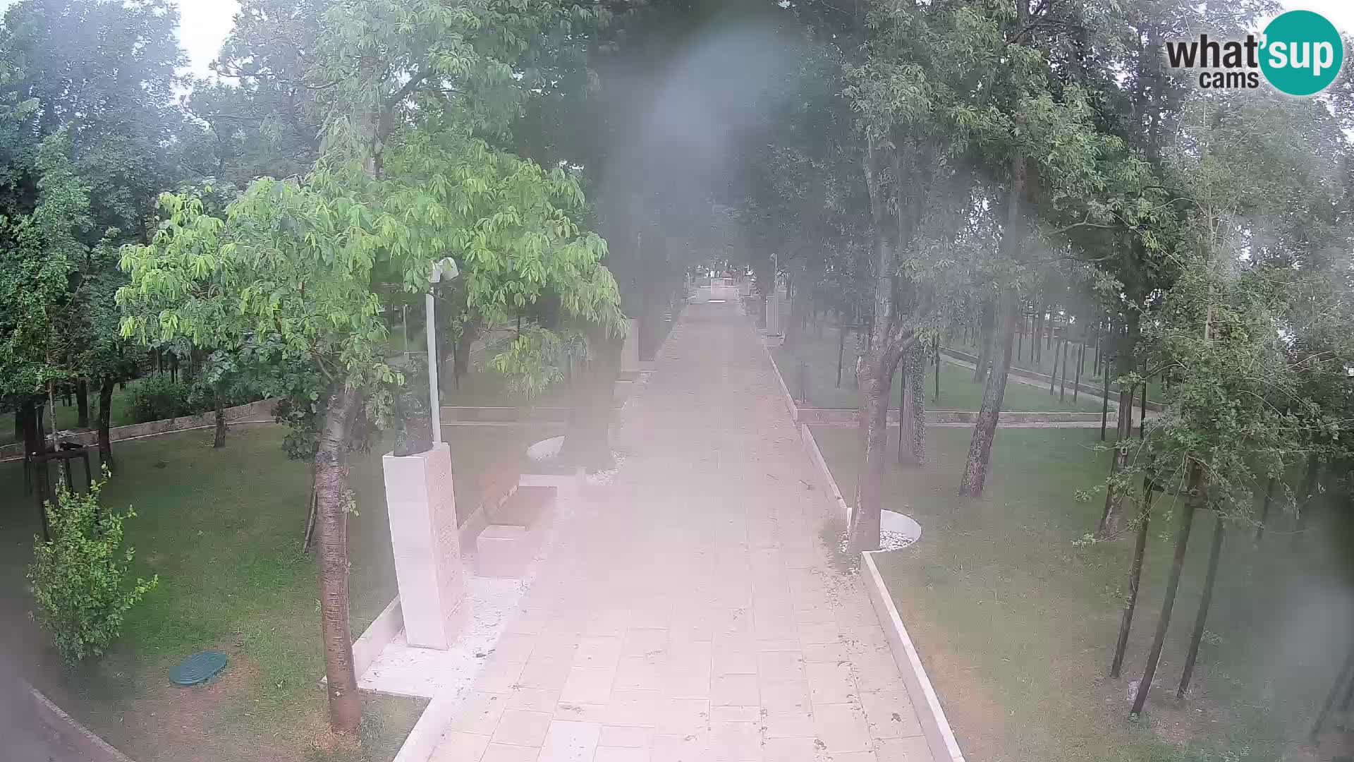 Writers’ Park Webcam Senj – Live by the Sea