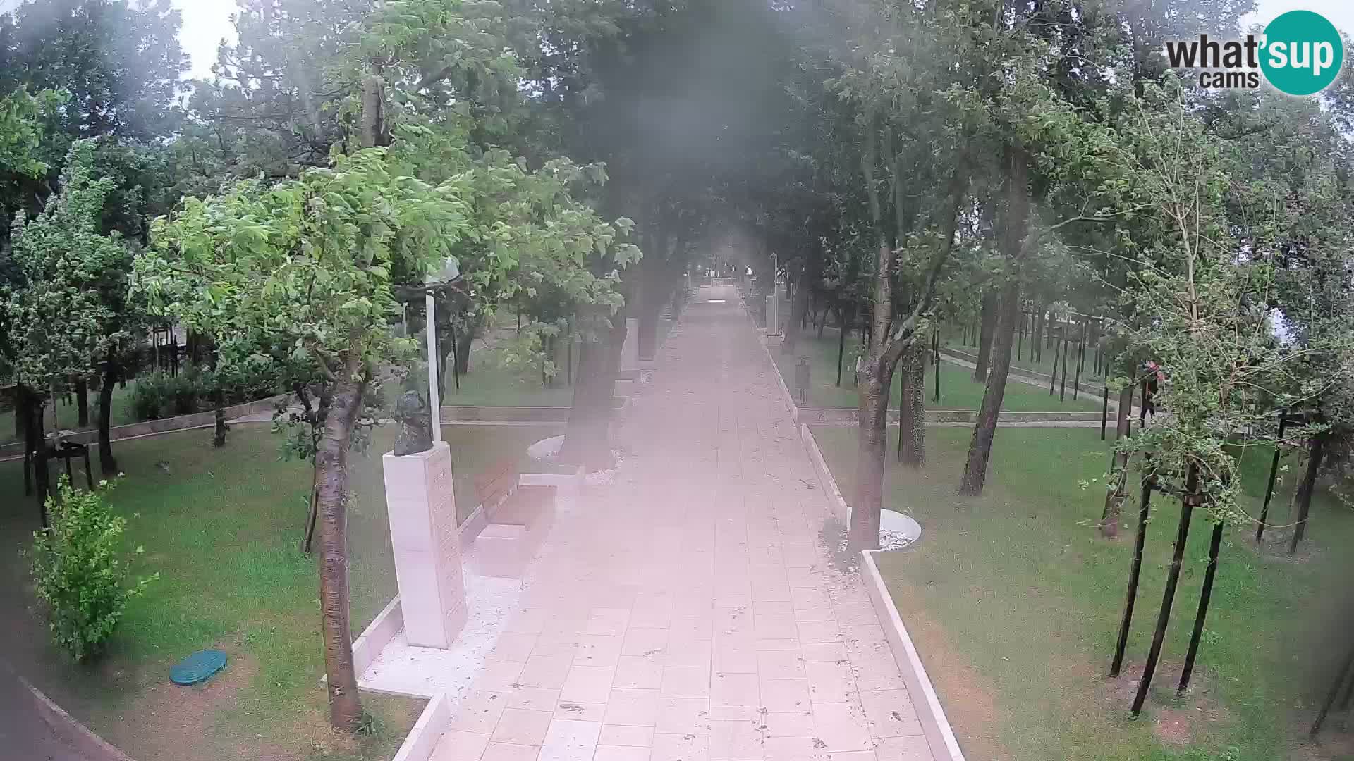 Writers’ Park Webcam Senj – Live by the Sea
