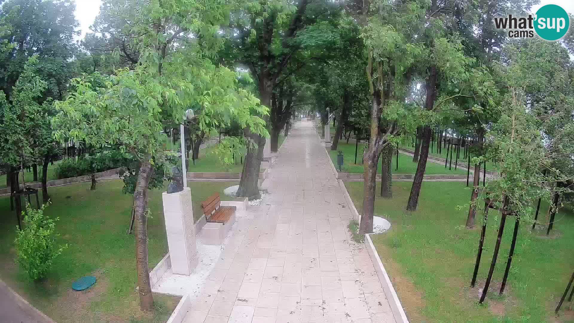 Writers’ Park Webcam Senj – Live by the Sea