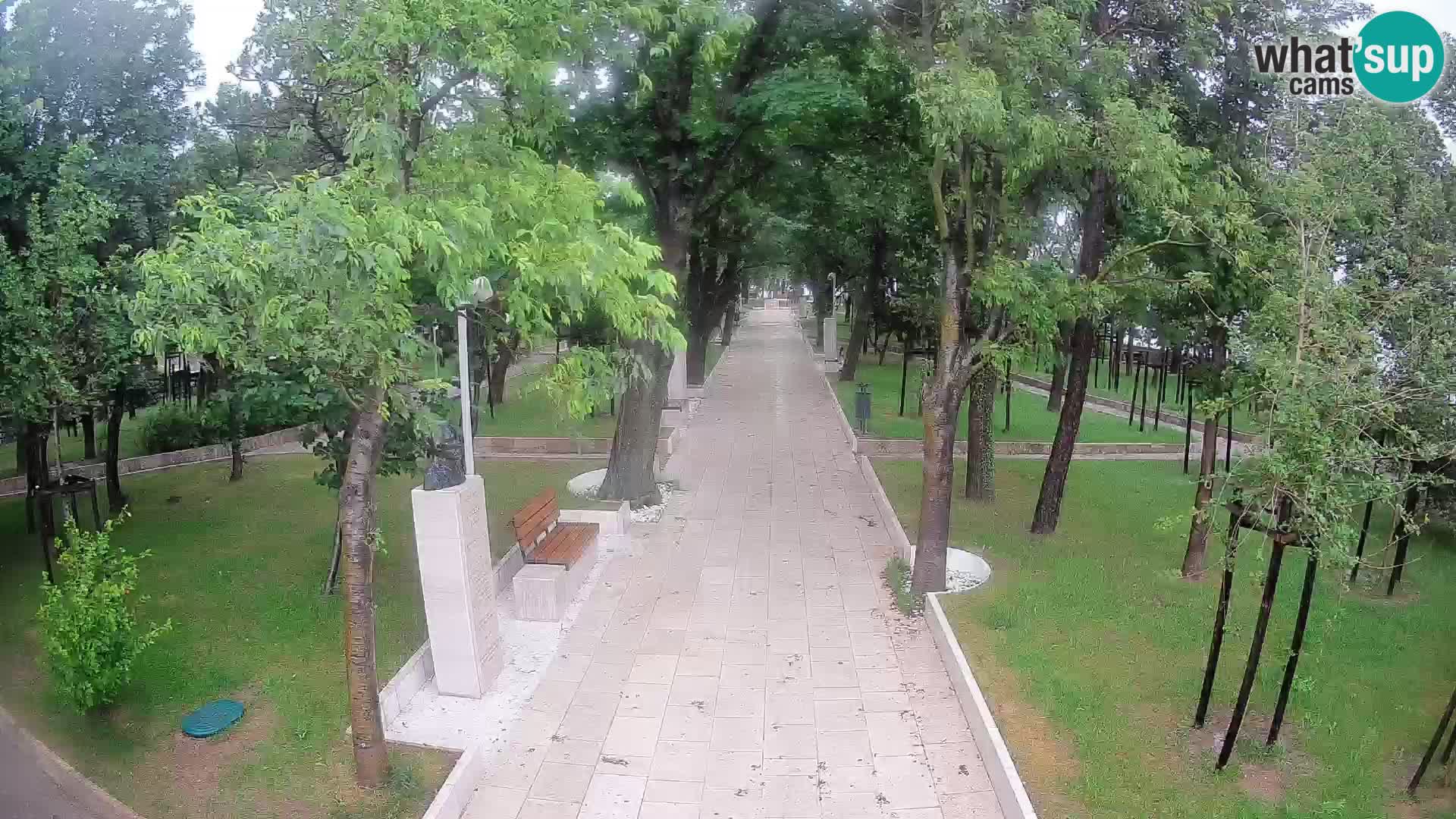 Webcam Schriftstellerpark Senj – Live am Meer