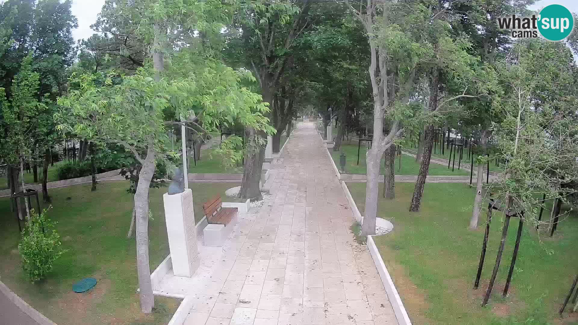 Webcam Schriftstellerpark Senj – Live am Meer