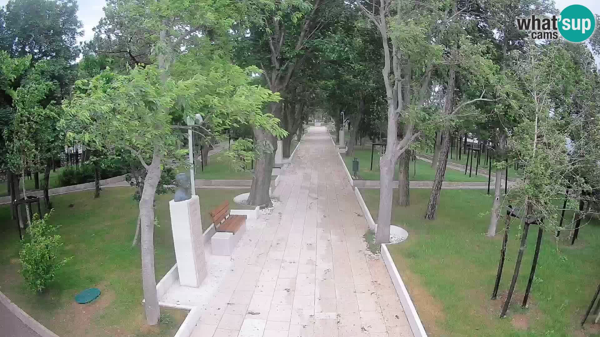 Writers’ Park Webcam Senj – Live by the Sea