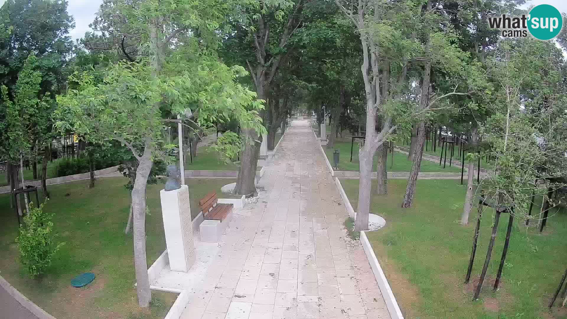 Writers’ Park Webcam Senj – Live by the Sea