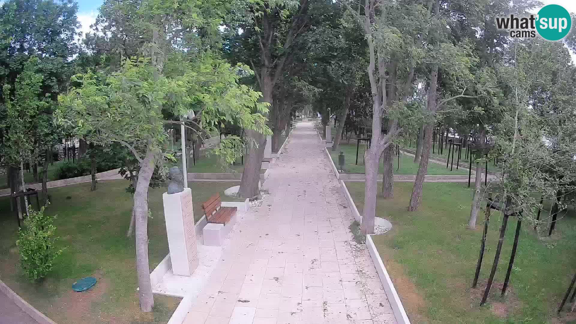 Webcam Schriftstellerpark Senj – Live am Meer