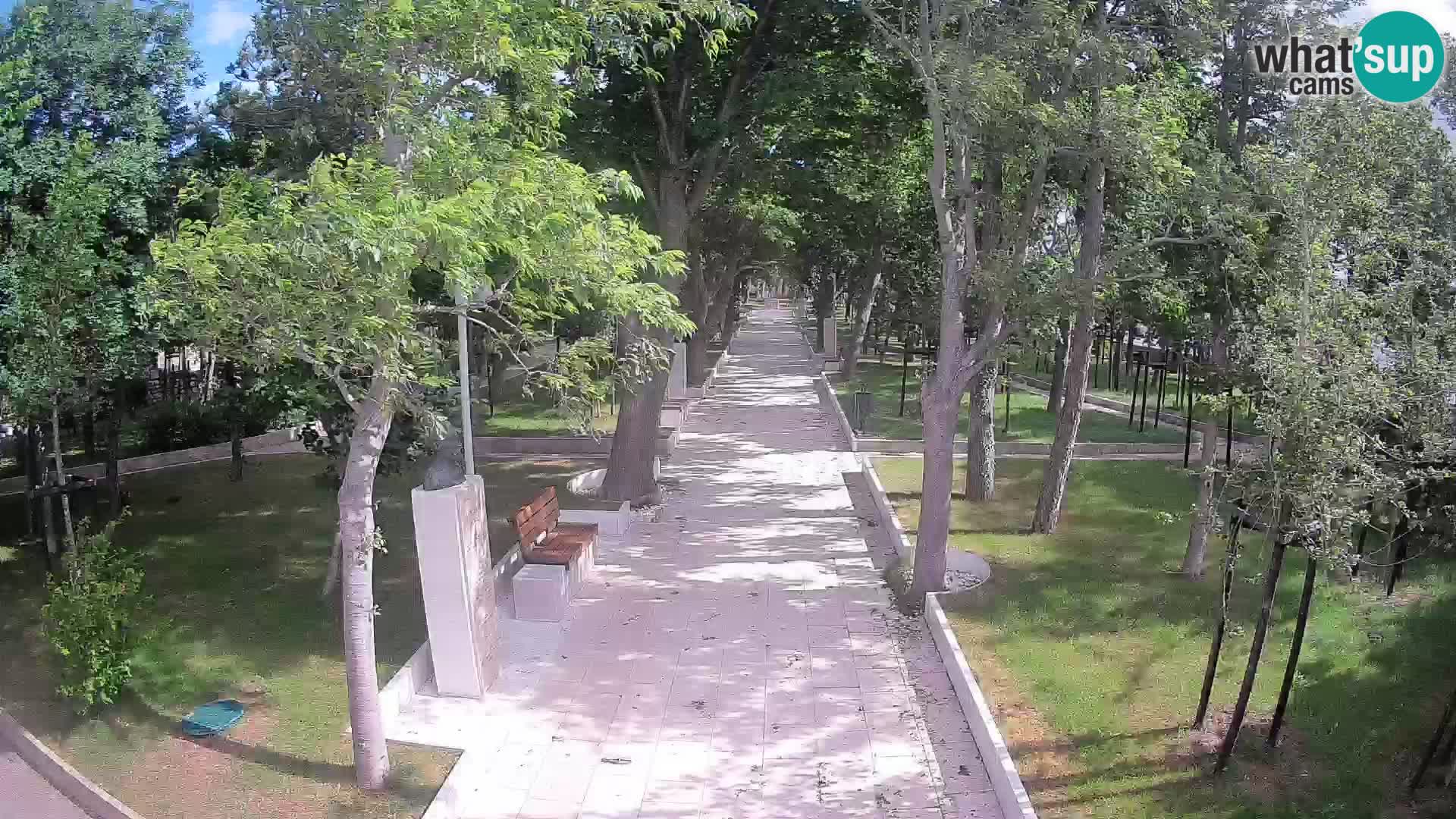Webcam Schriftstellerpark Senj – Live am Meer