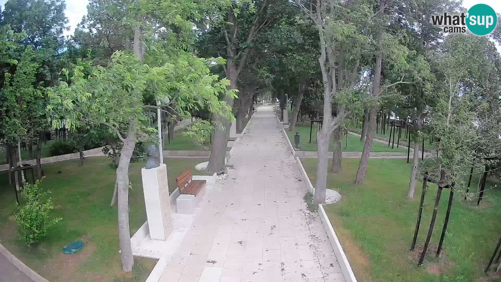 Writers’ Park Webcam Senj – Live by the Sea