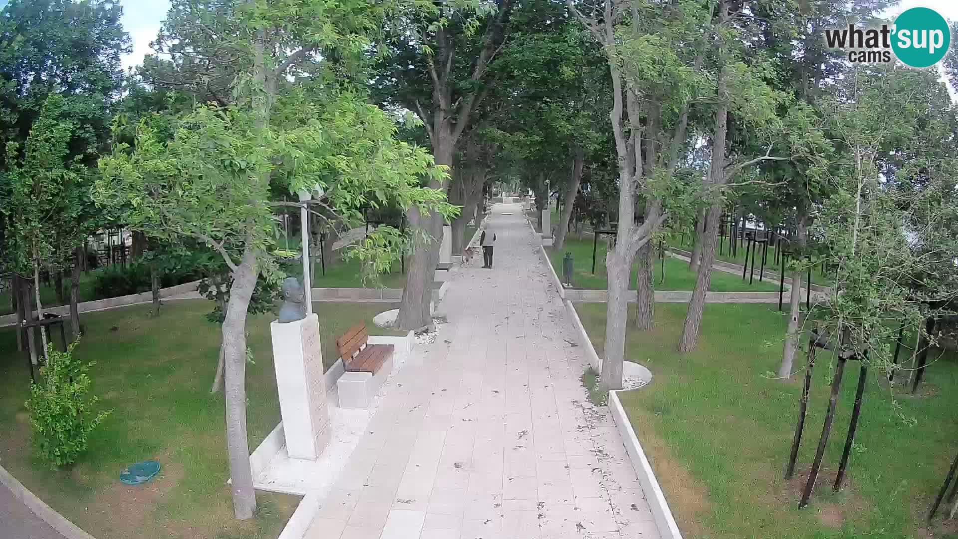 Writers’ Park Webcam Senj – Live by the Sea