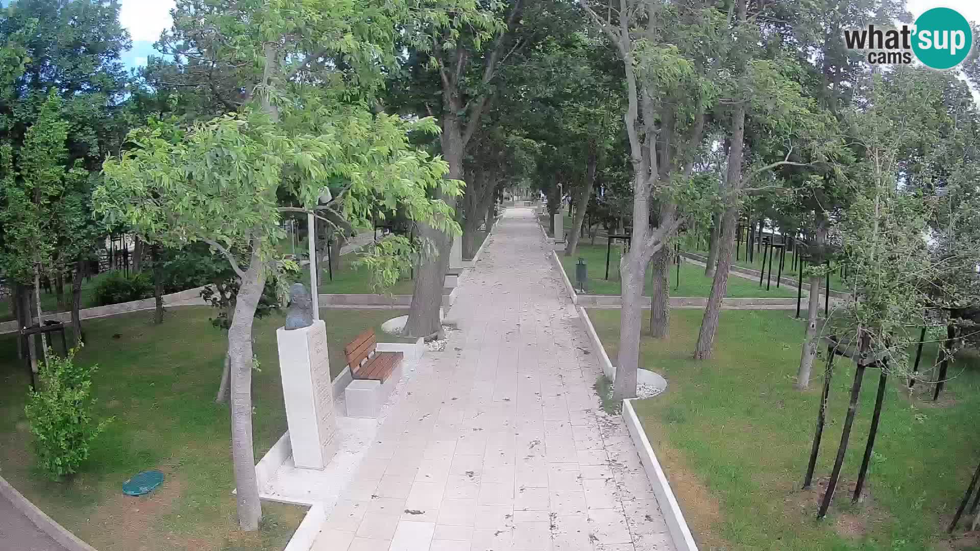 Writers’ Park Webcam Senj – Live by the Sea