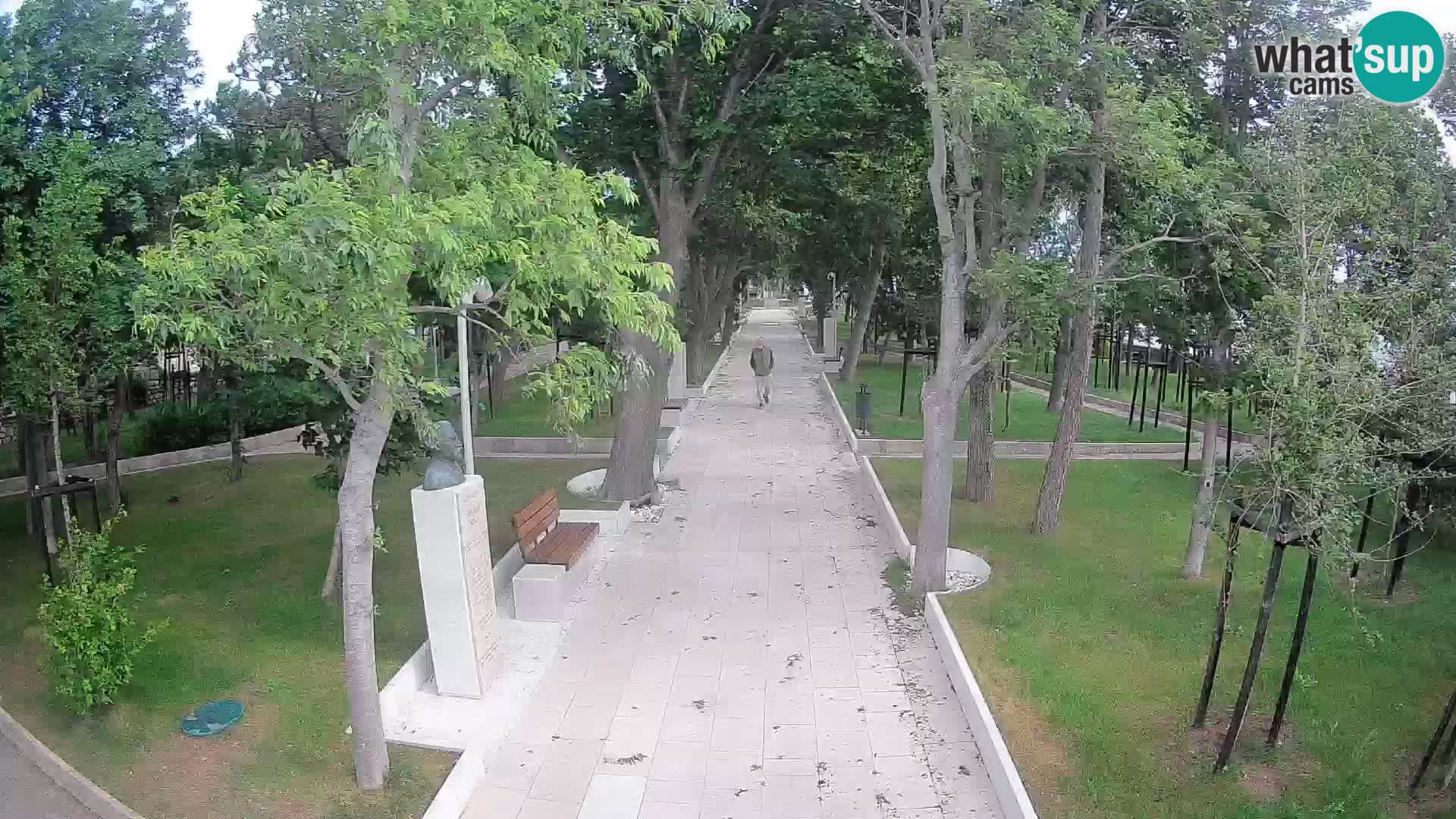 Writers’ Park Webcam Senj – Live by the Sea