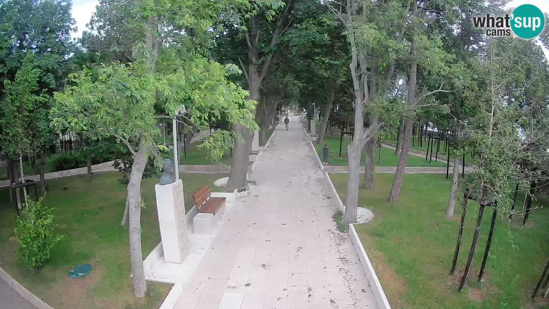 Writers’ Park Webcam Senj – Live by the Sea