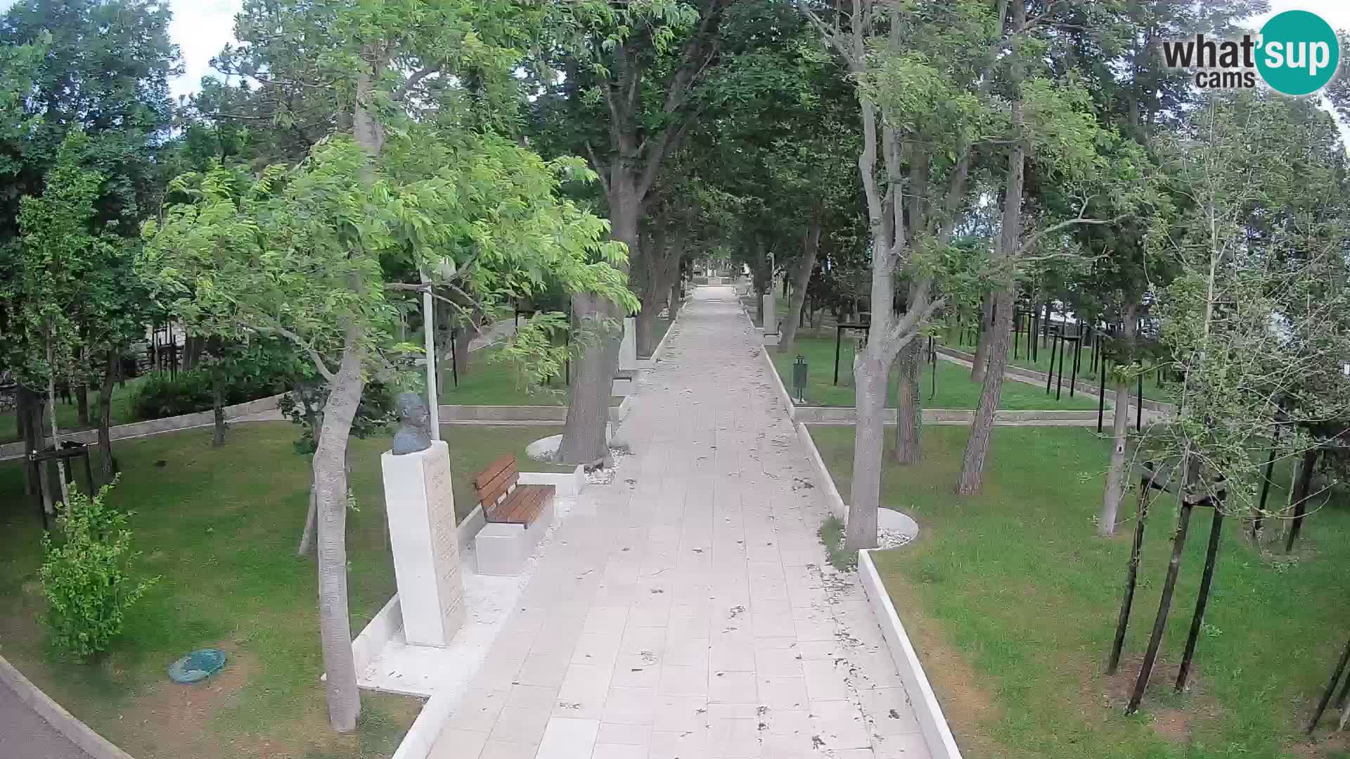 Writers’ Park Webcam Senj – Live by the Sea