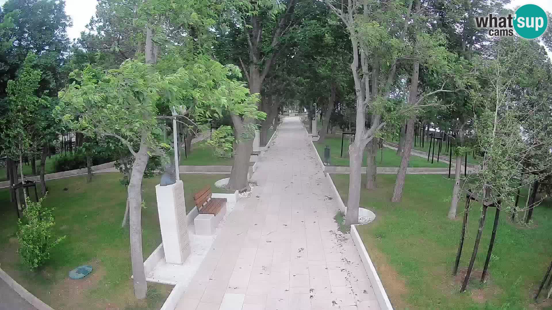 Writers’ Park Webcam Senj – Live by the Sea