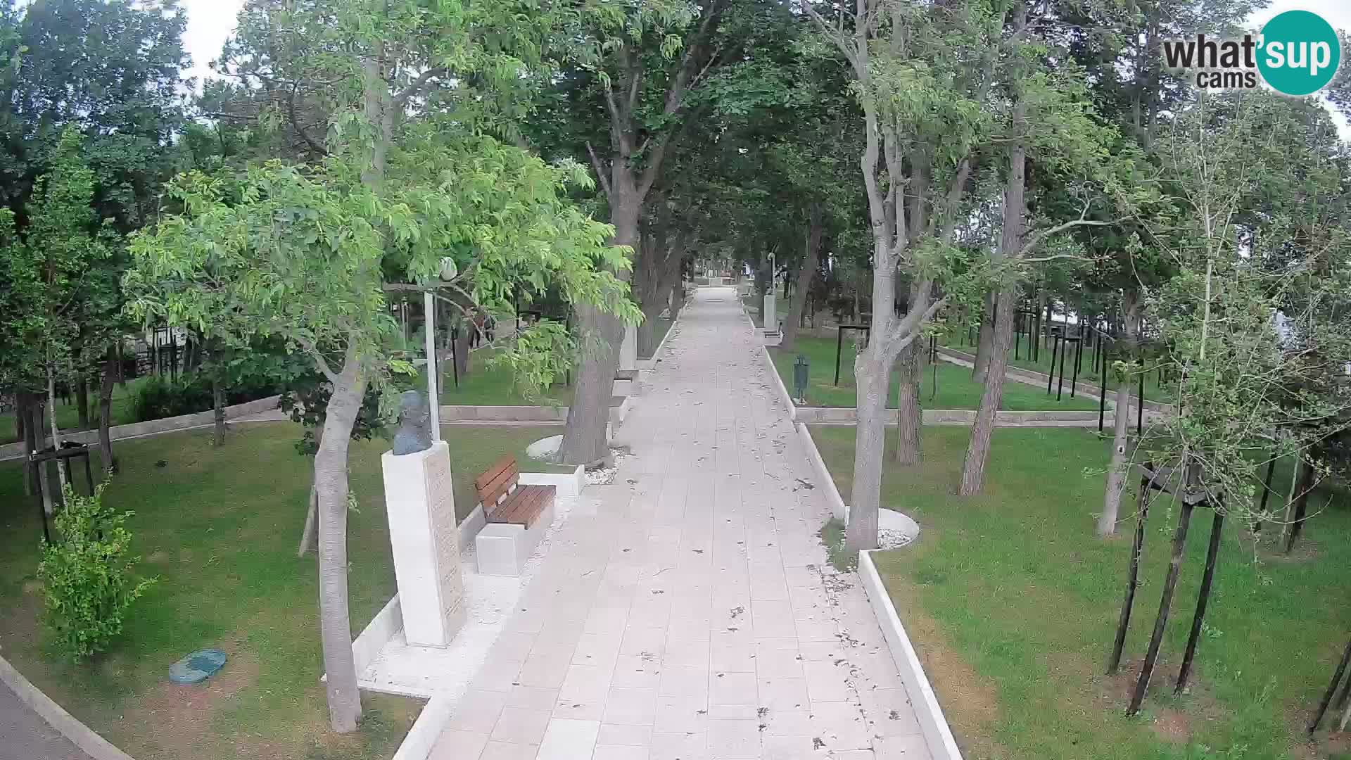 Writers’ Park Webcam Senj – Live by the Sea