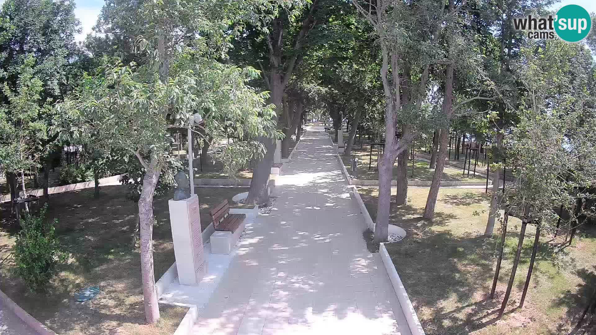 Writers’ Park Webcam Senj – Live by the Sea