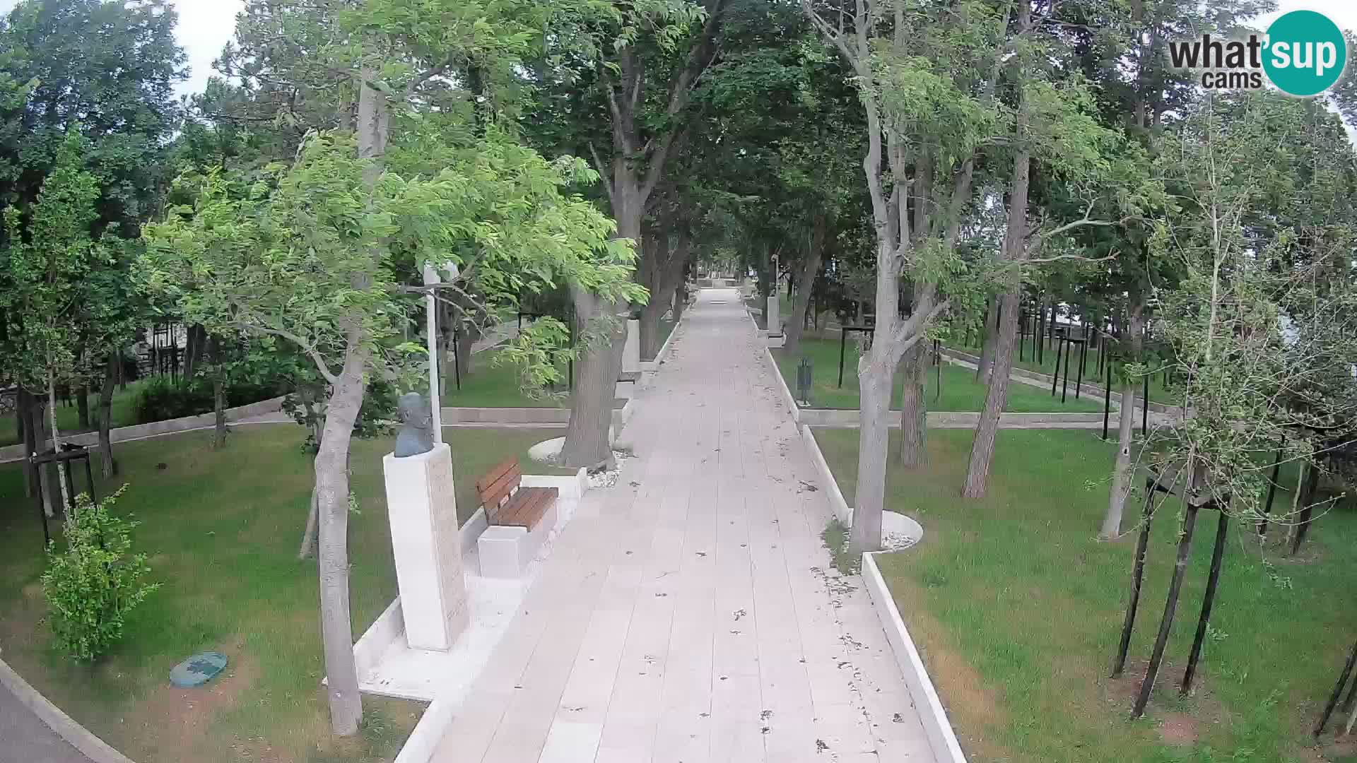 Webcam Schriftstellerpark Senj – Live am Meer