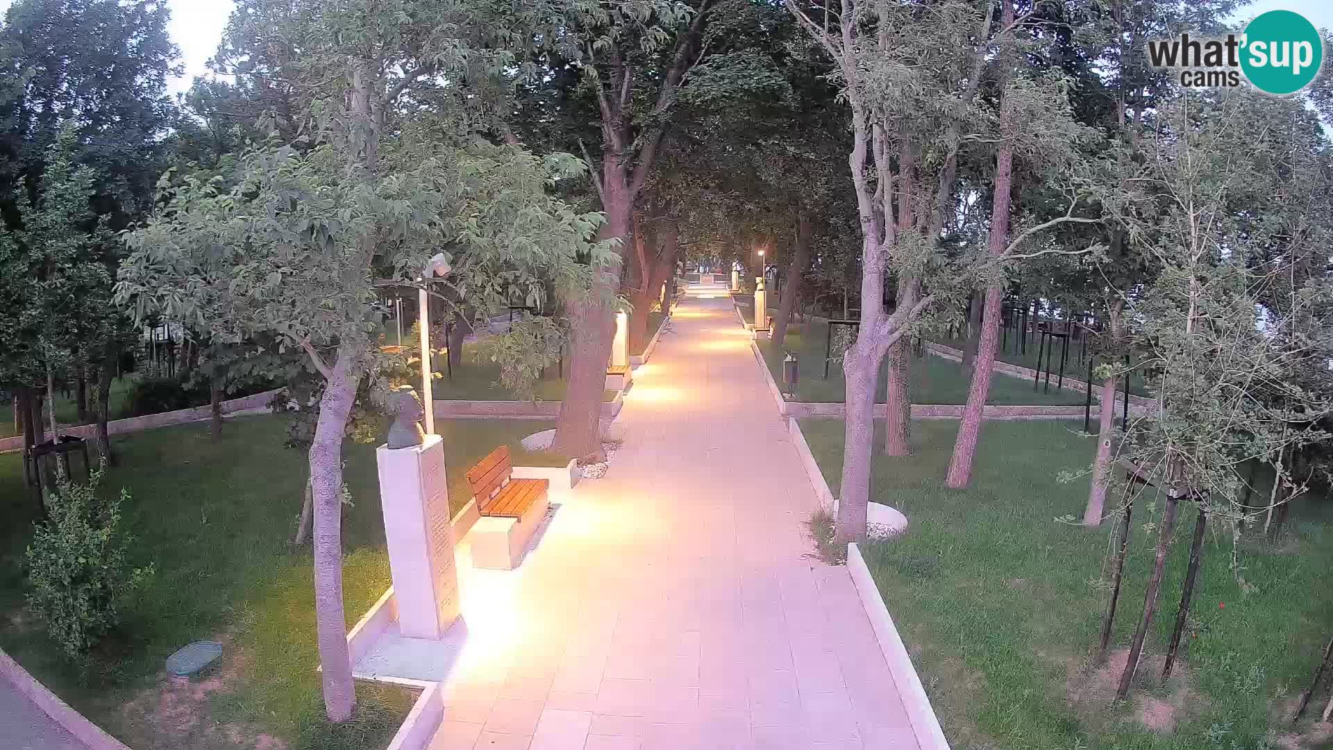 Webcam Schriftstellerpark Senj – Live am Meer