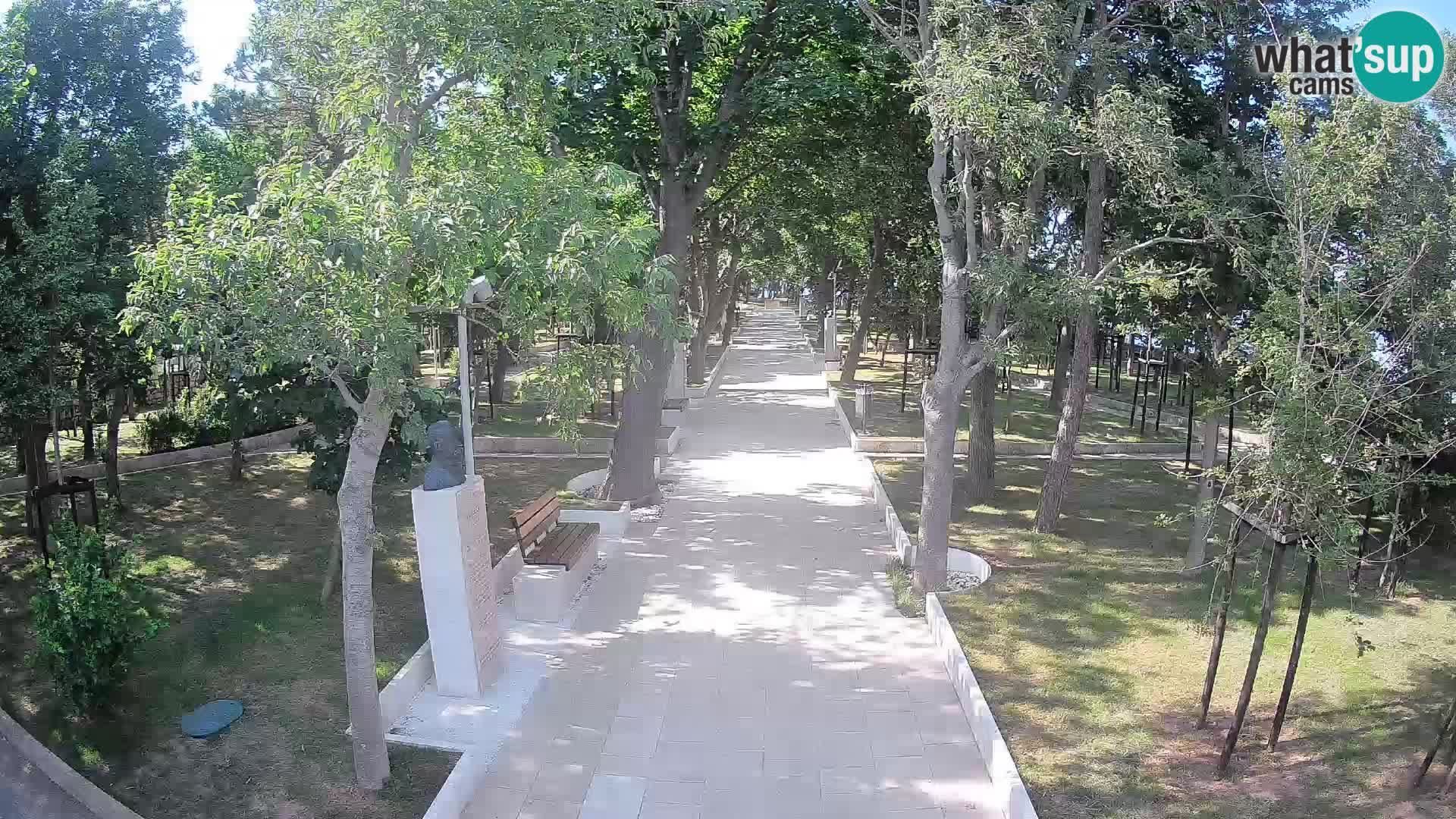 Writers’ Park Webcam Senj – Live by the Sea