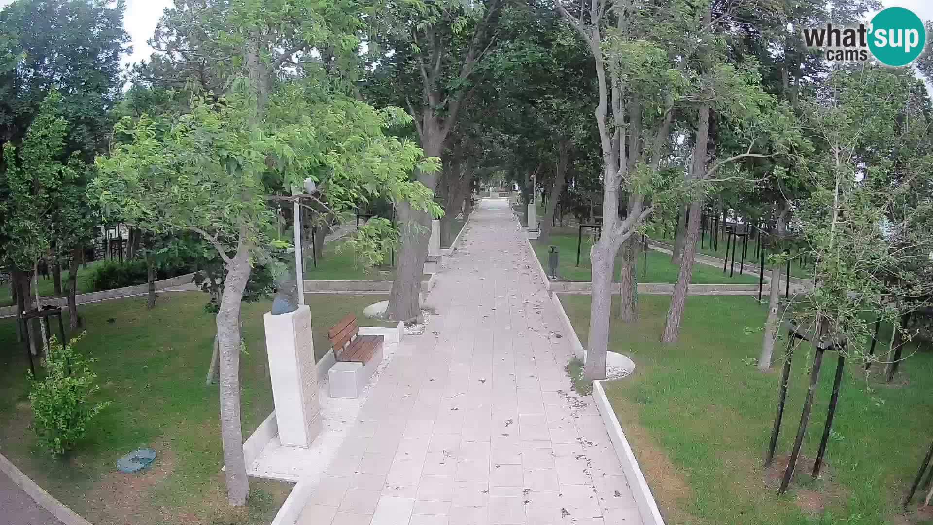 Writers’ Park Webcam Senj – Live by the Sea