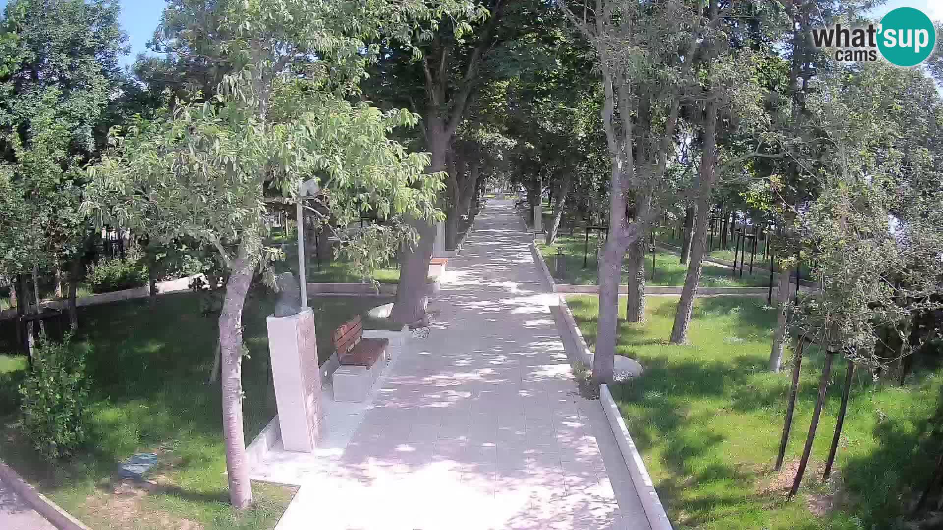 Webcam Schriftstellerpark Senj – Live am Meer
